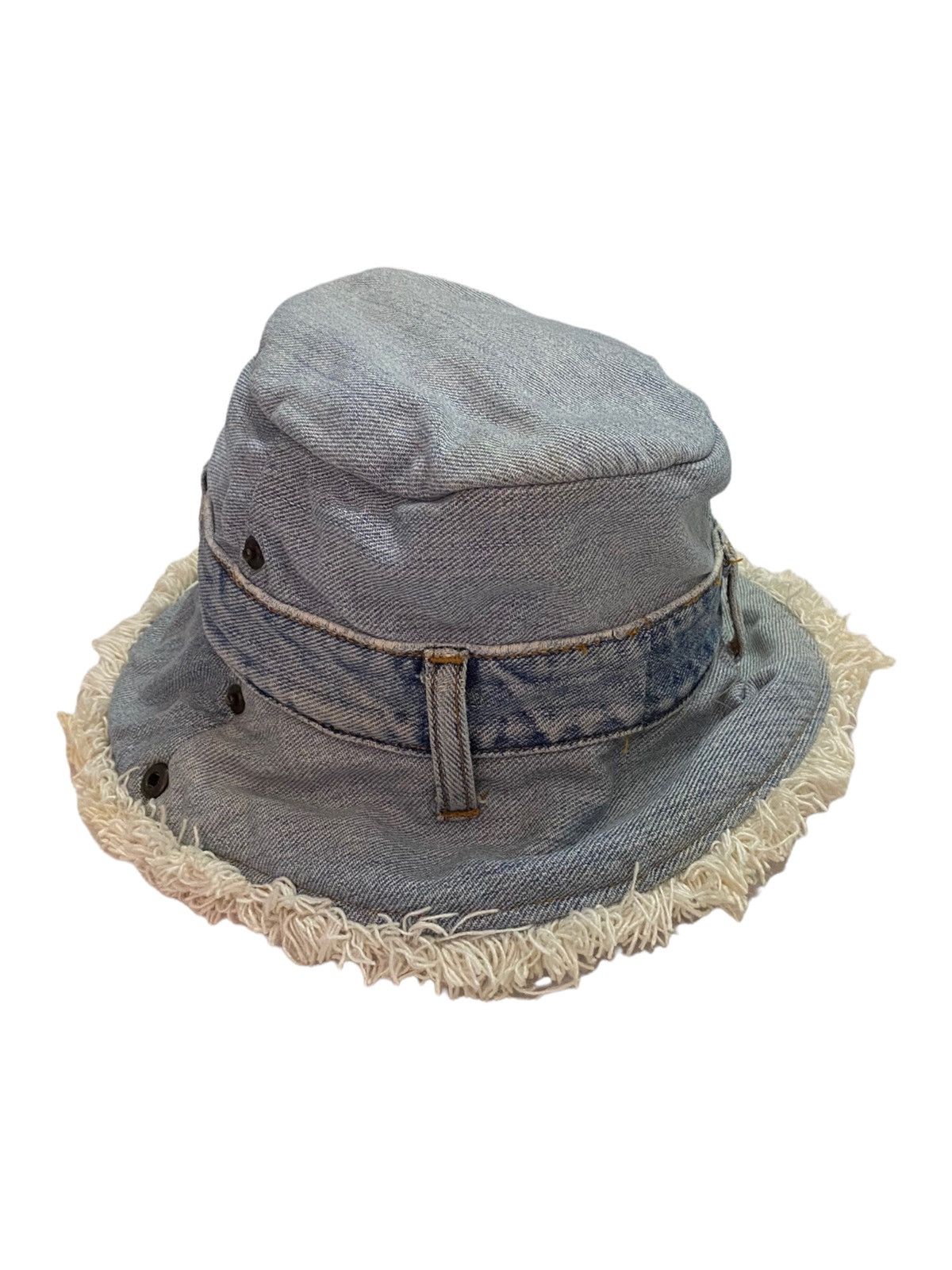 Japanese Brand Grace Denim Bucket Hat Size ONE SIZE - 3 Thumbnail