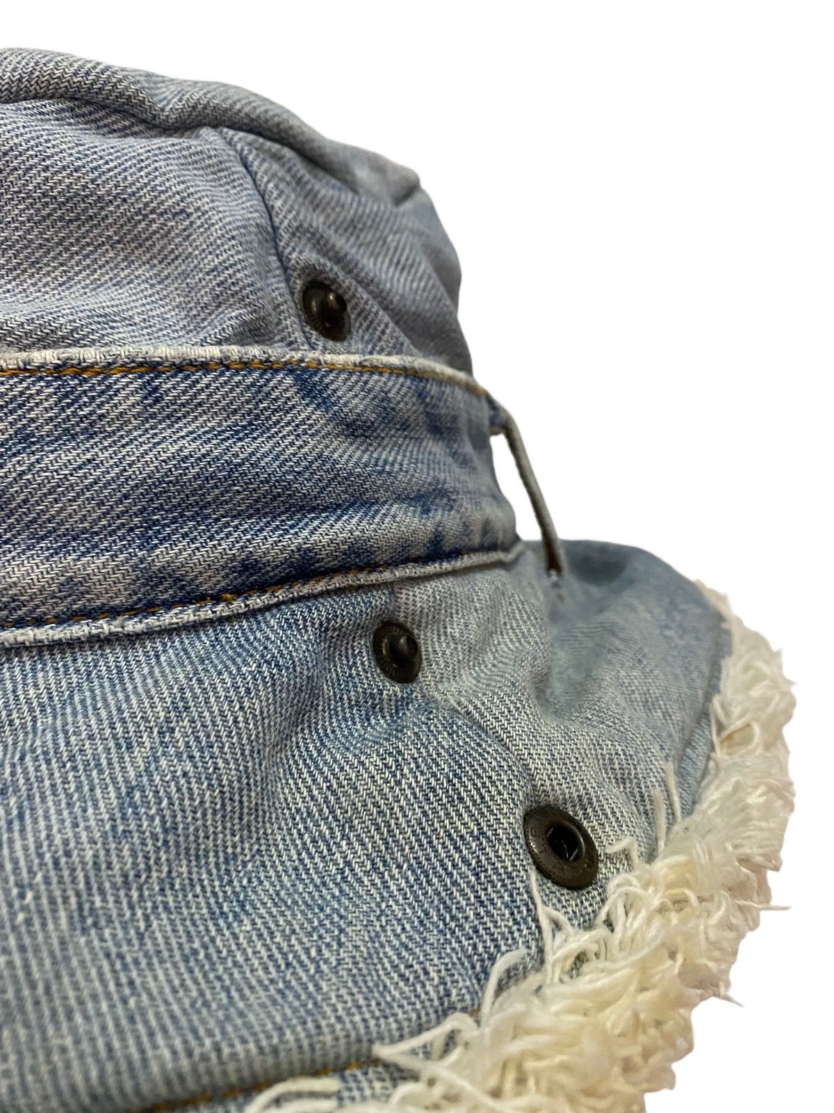 Japanese Brand Grace Denim Bucket Hat Size ONE SIZE - 7 Thumbnail
