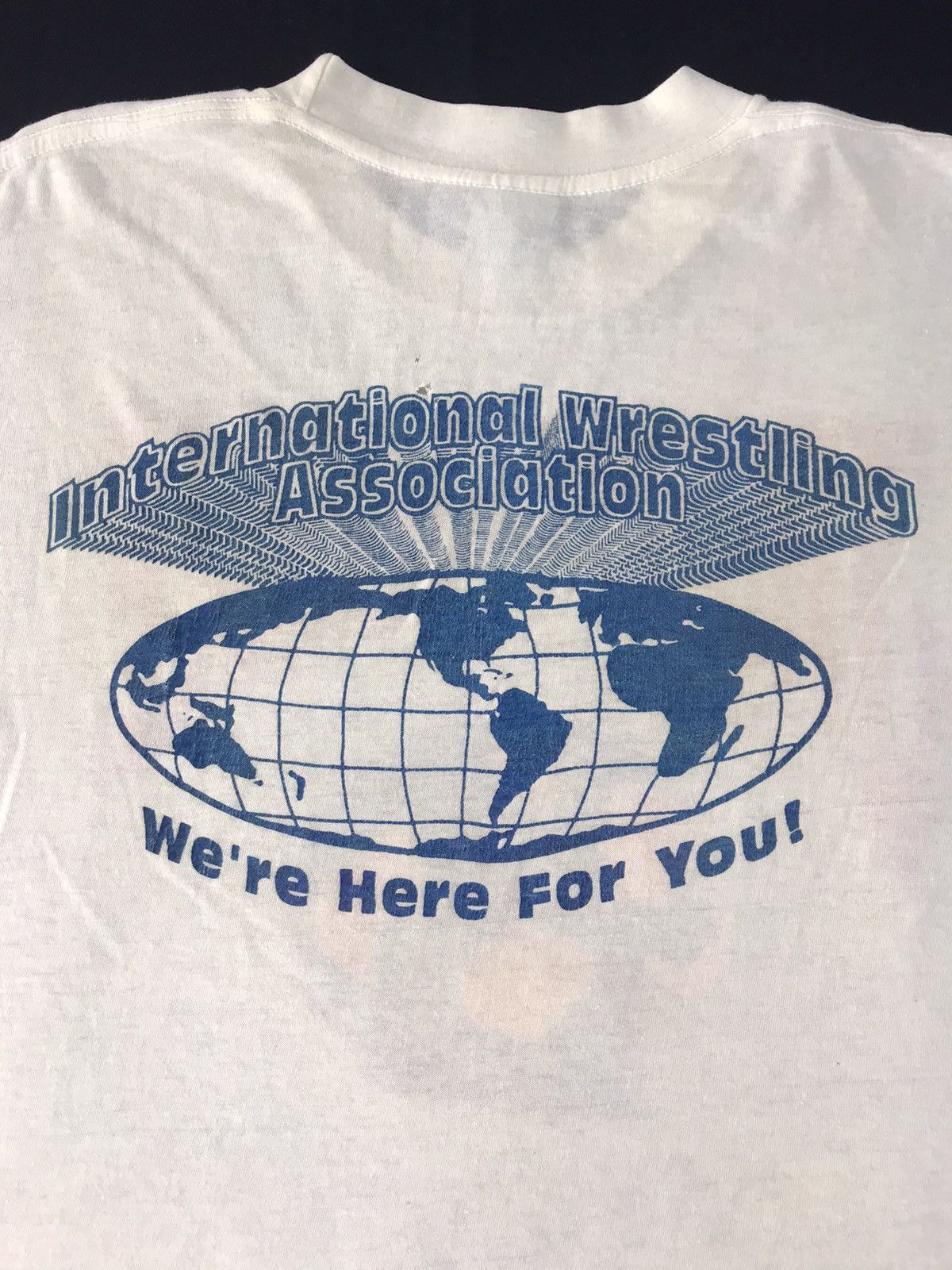 Vintage 80s Jason The Terrible Karl Moffat Canadian Pro Wrestler Size US L / EU 52-54 / 3 - 6 Thumbnail