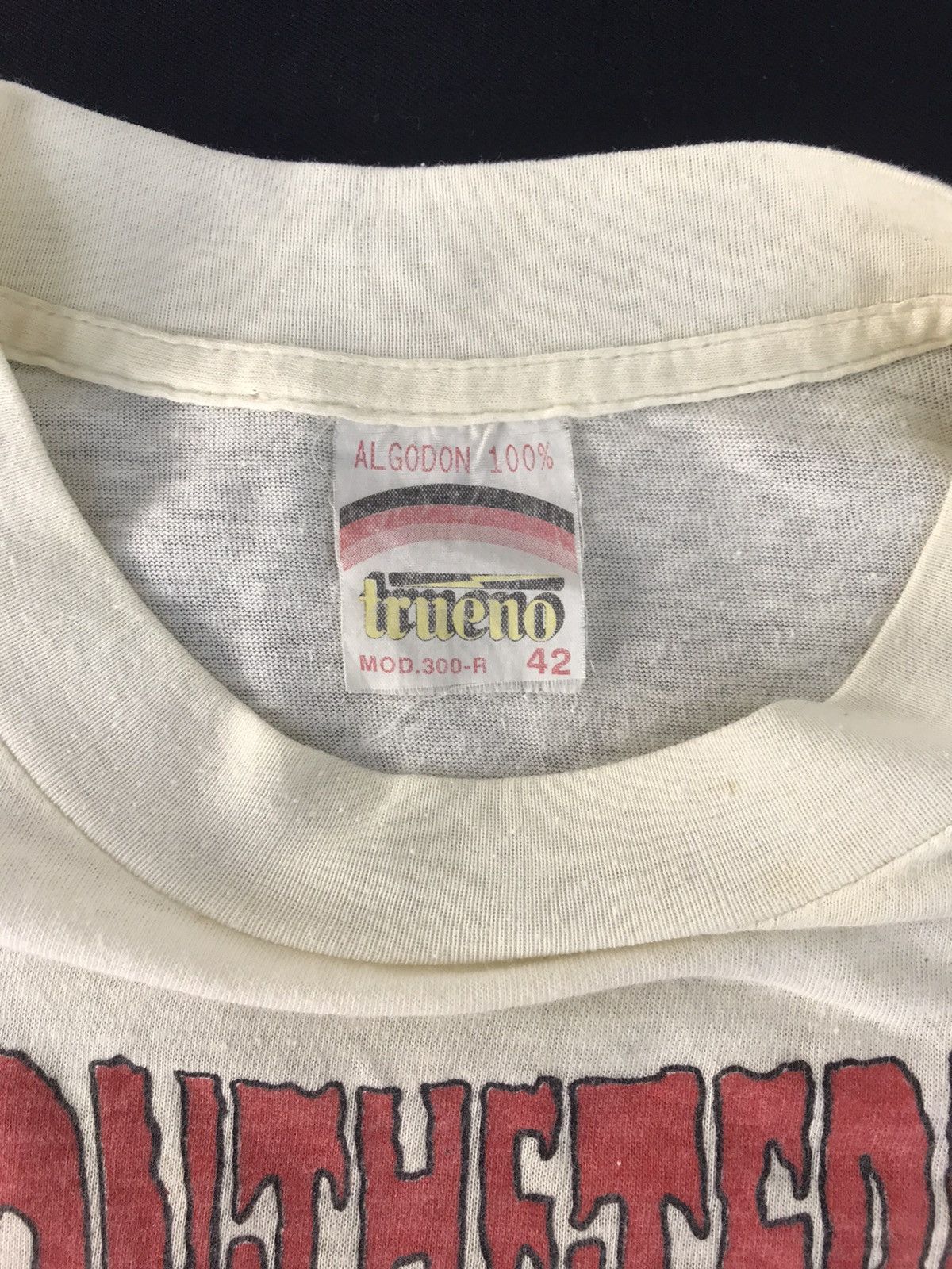 Vintage 80s Jason The Terrible Karl Moffat Canadian Pro Wrestler Size US L / EU 52-54 / 3 - 5 Thumbnail