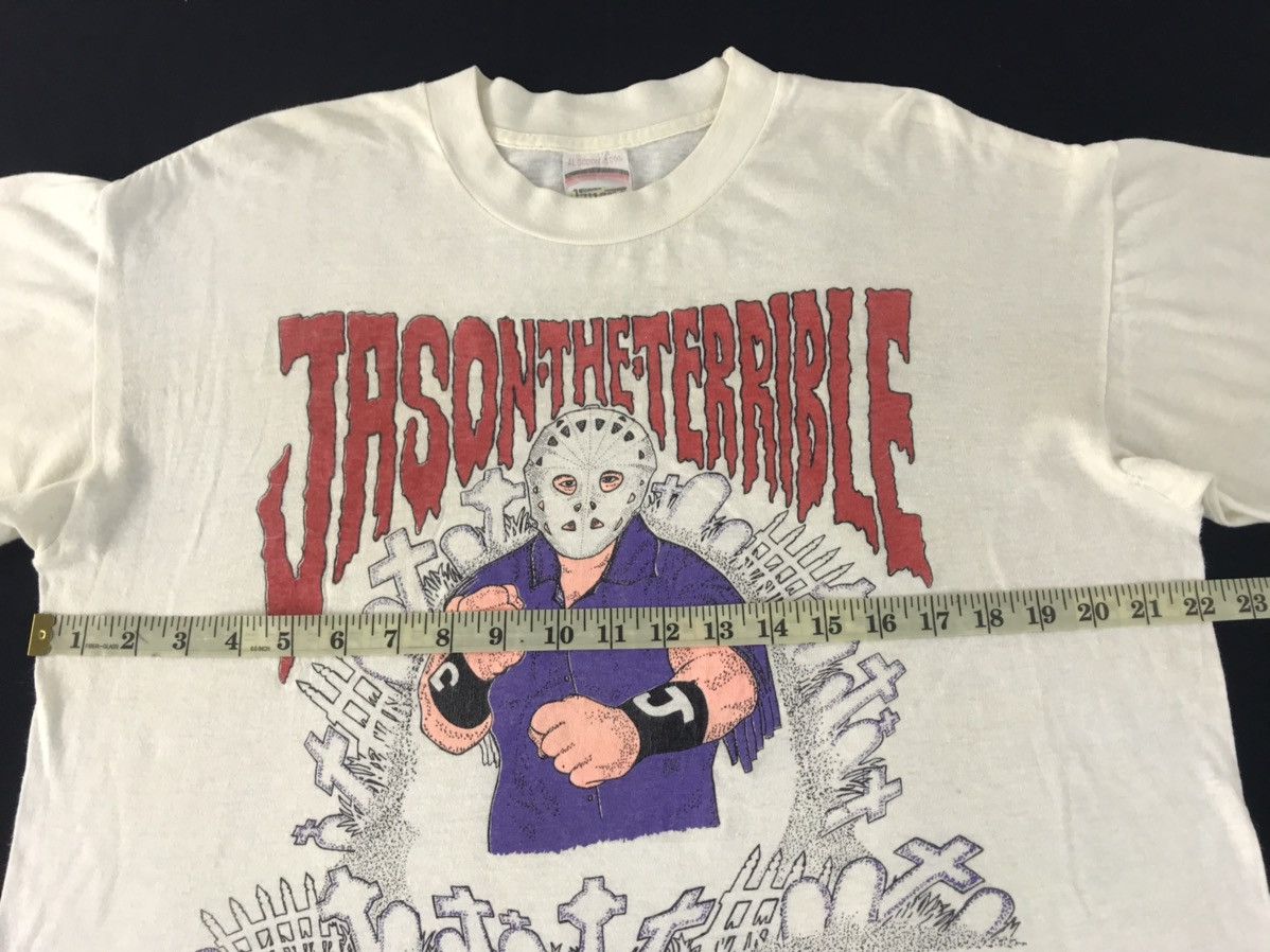 Vintage 80s Jason The Terrible Karl Moffat Canadian Pro Wrestler Size US L / EU 52-54 / 3 - 7 Thumbnail