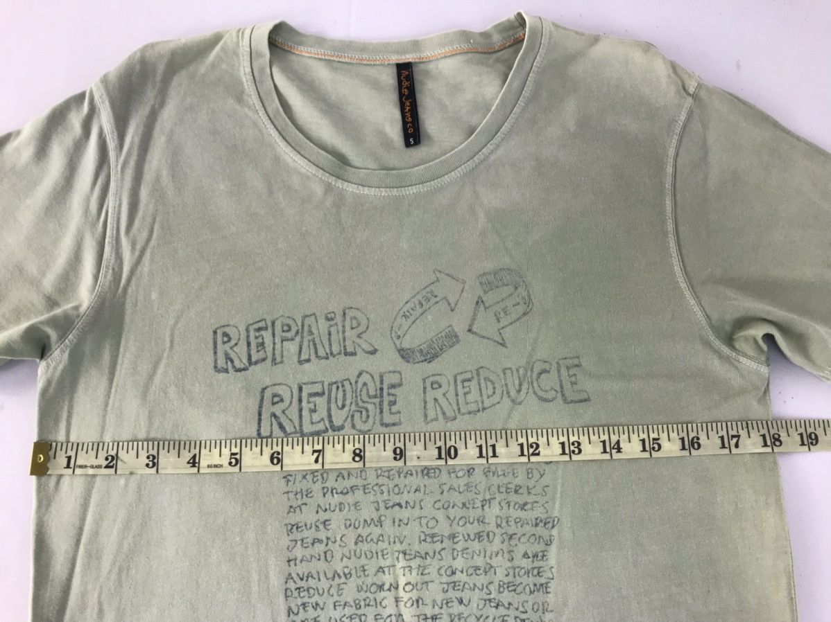 Nudie Jeans Nudie Jeans 3R Naked Truth Denim Printed Tee T-shirt Size US S / EU 44-46 / 1 - 8 Thumbnail