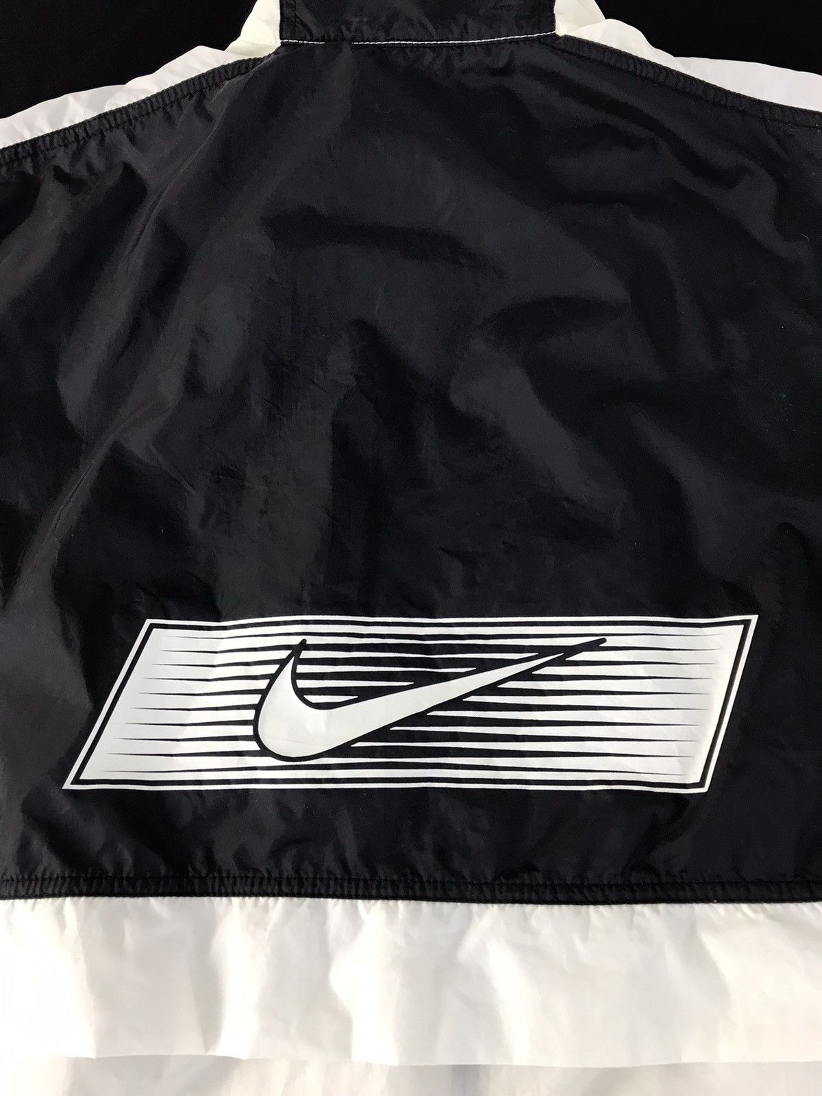 Nike × Vintage Nike Quilted Windbreakers Jacket Zip Up Big Embroidery Logo Size US XL / EU 56 / 4 - 9 Thumbnail