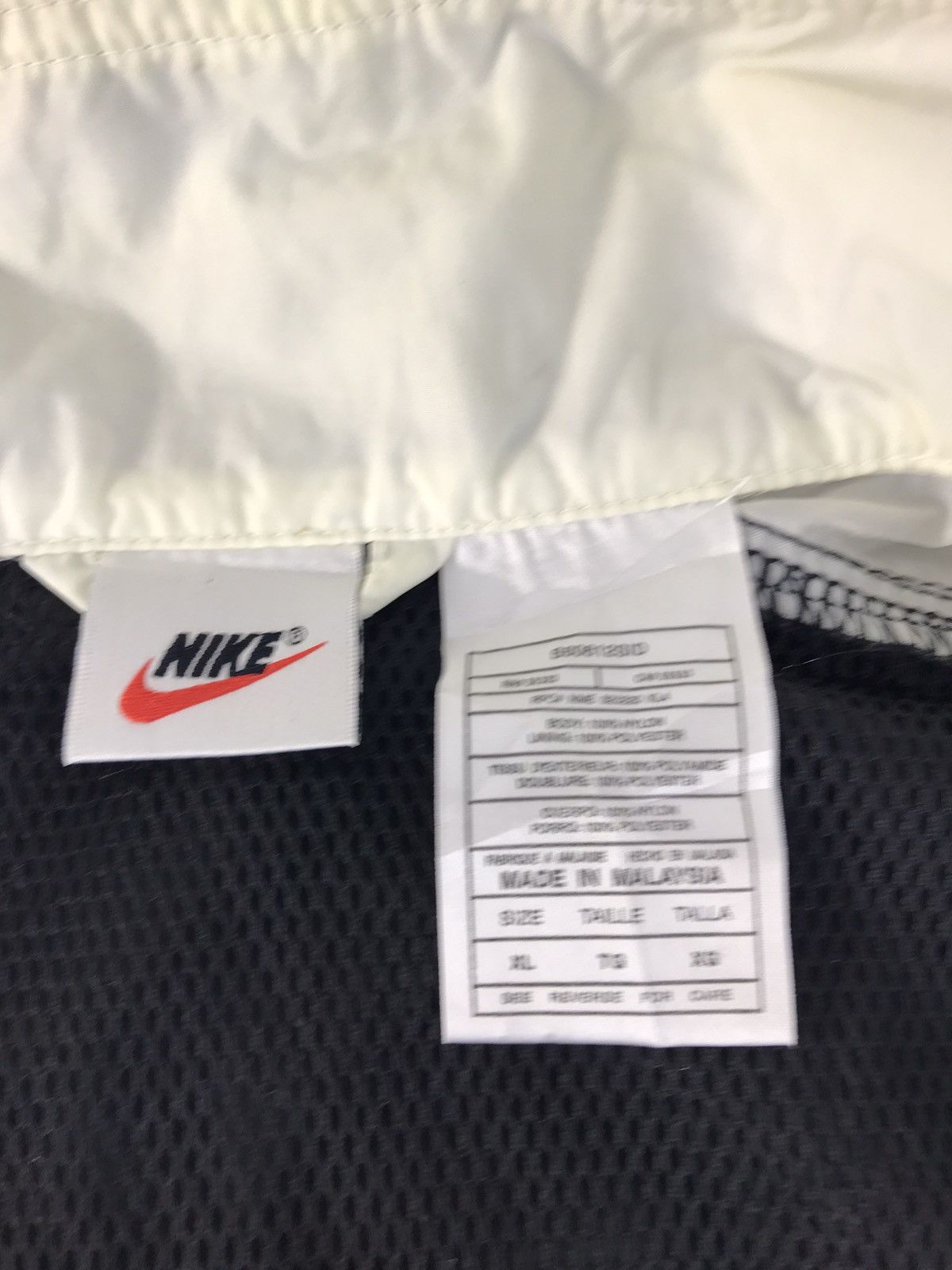 Nike × Vintage Nike Quilted Windbreakers Jacket Zip Up Big Embroidery Logo Size US XL / EU 56 / 4 - 7 Thumbnail