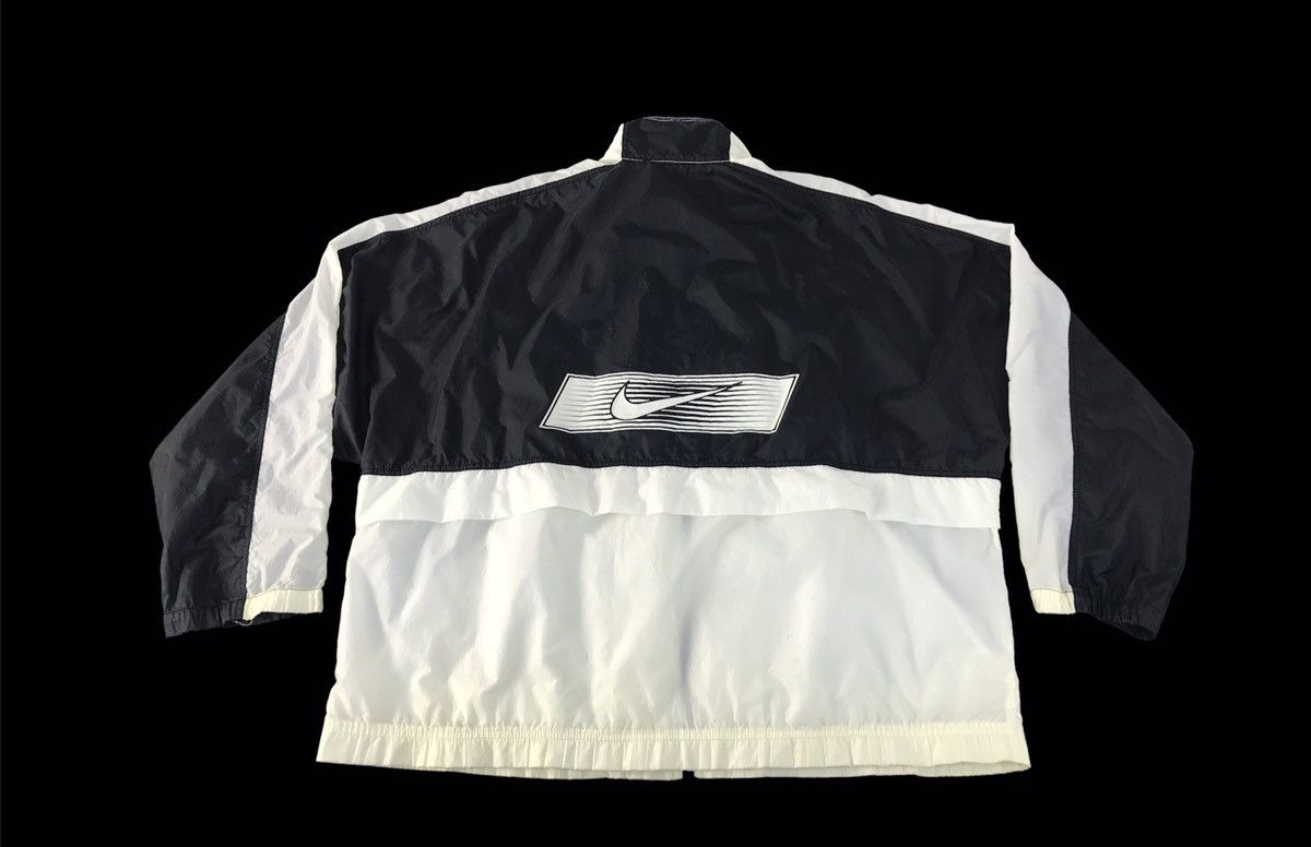 Nike × Vintage Nike Quilted Windbreakers Jacket Zip Up Big Embroidery Logo Size US XL / EU 56 / 4 - 2 Thumbnail