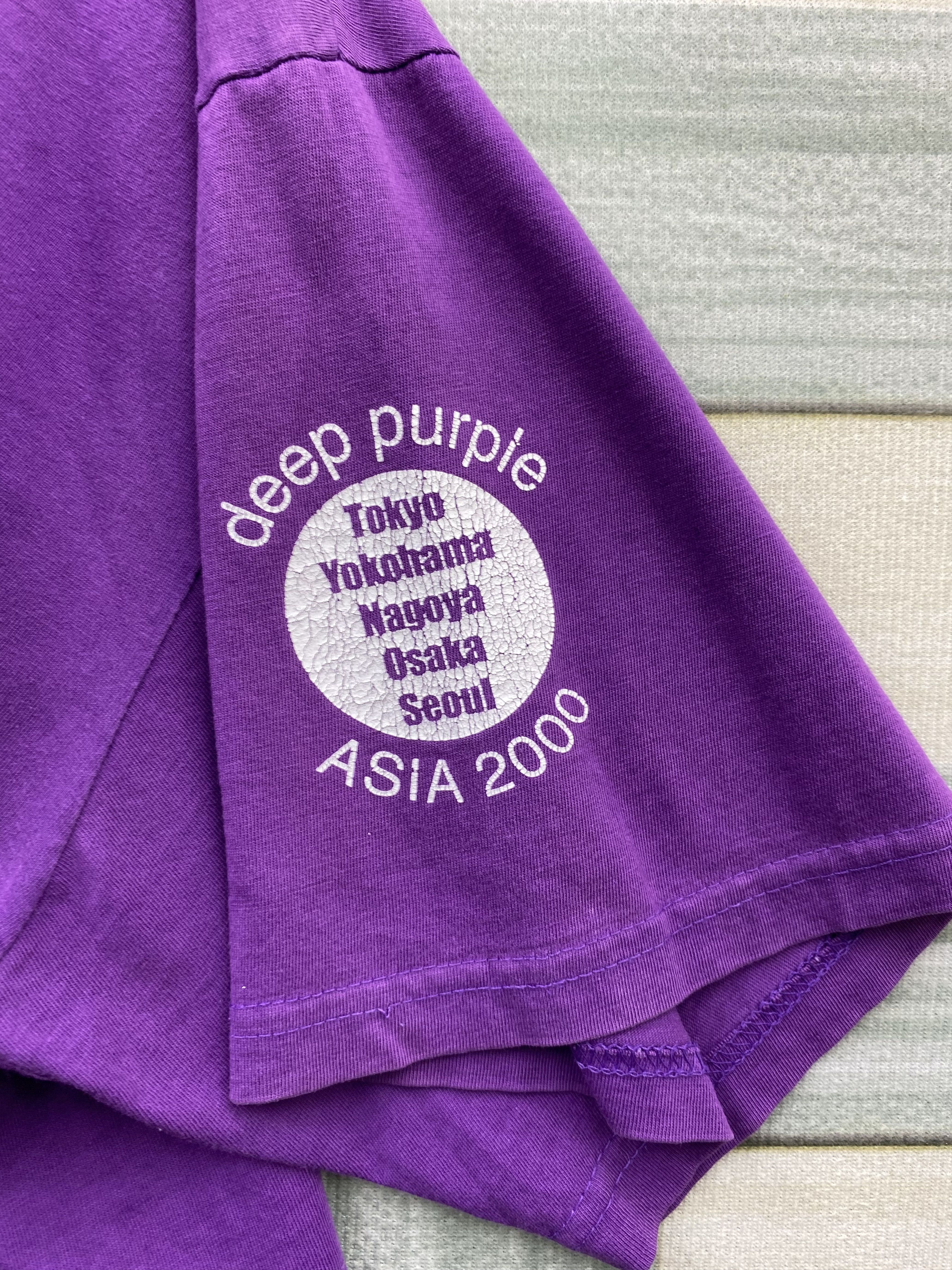 Band Tees Rare Vintage Deep Purple World Tour 1999 T-Shirt Size US XL / EU 56 / 4 - 10 Thumbnail