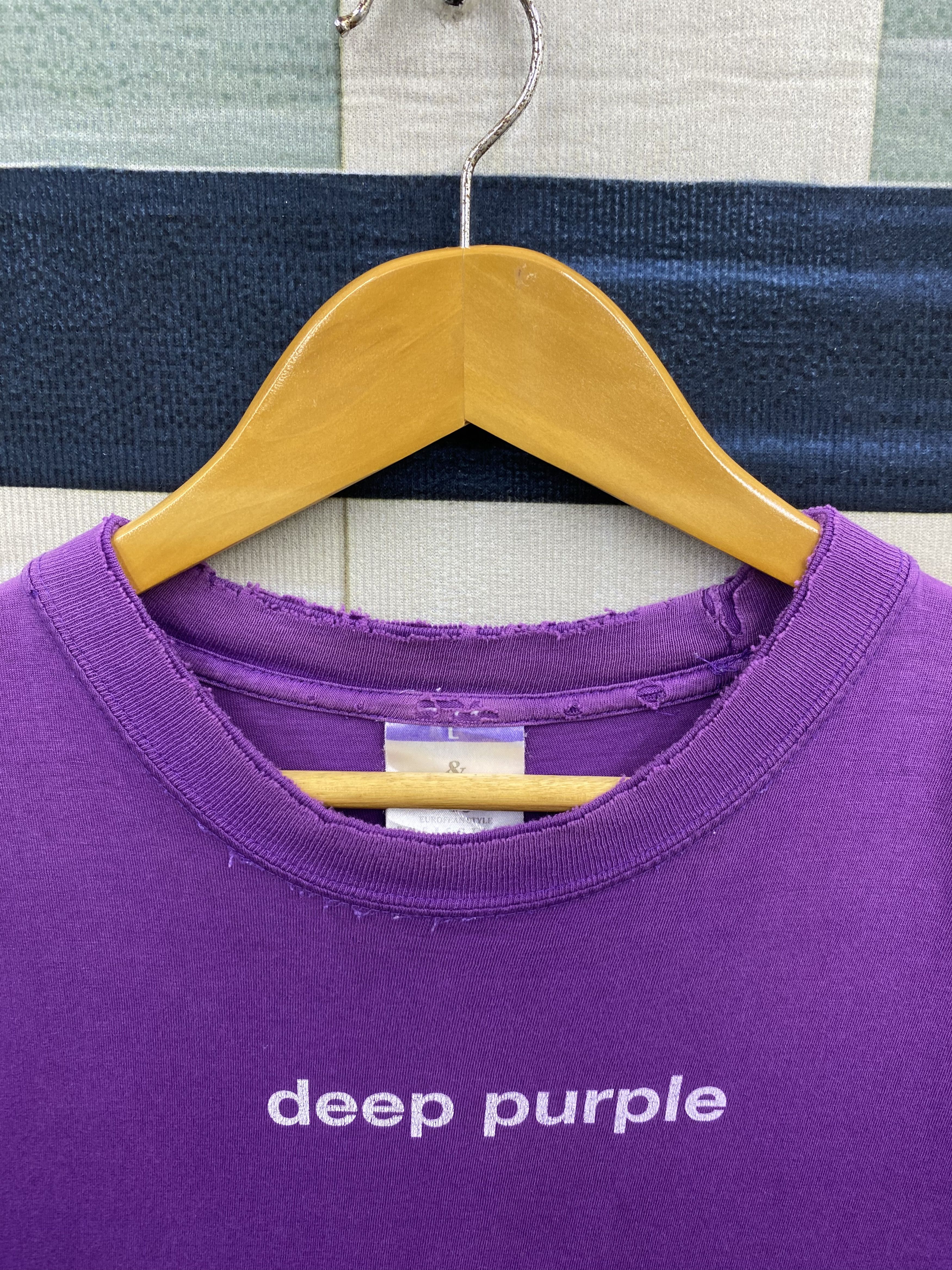 Band Tees Rare Vintage Deep Purple World Tour 1999 T-Shirt Size US XL / EU 56 / 4 - 3 Thumbnail