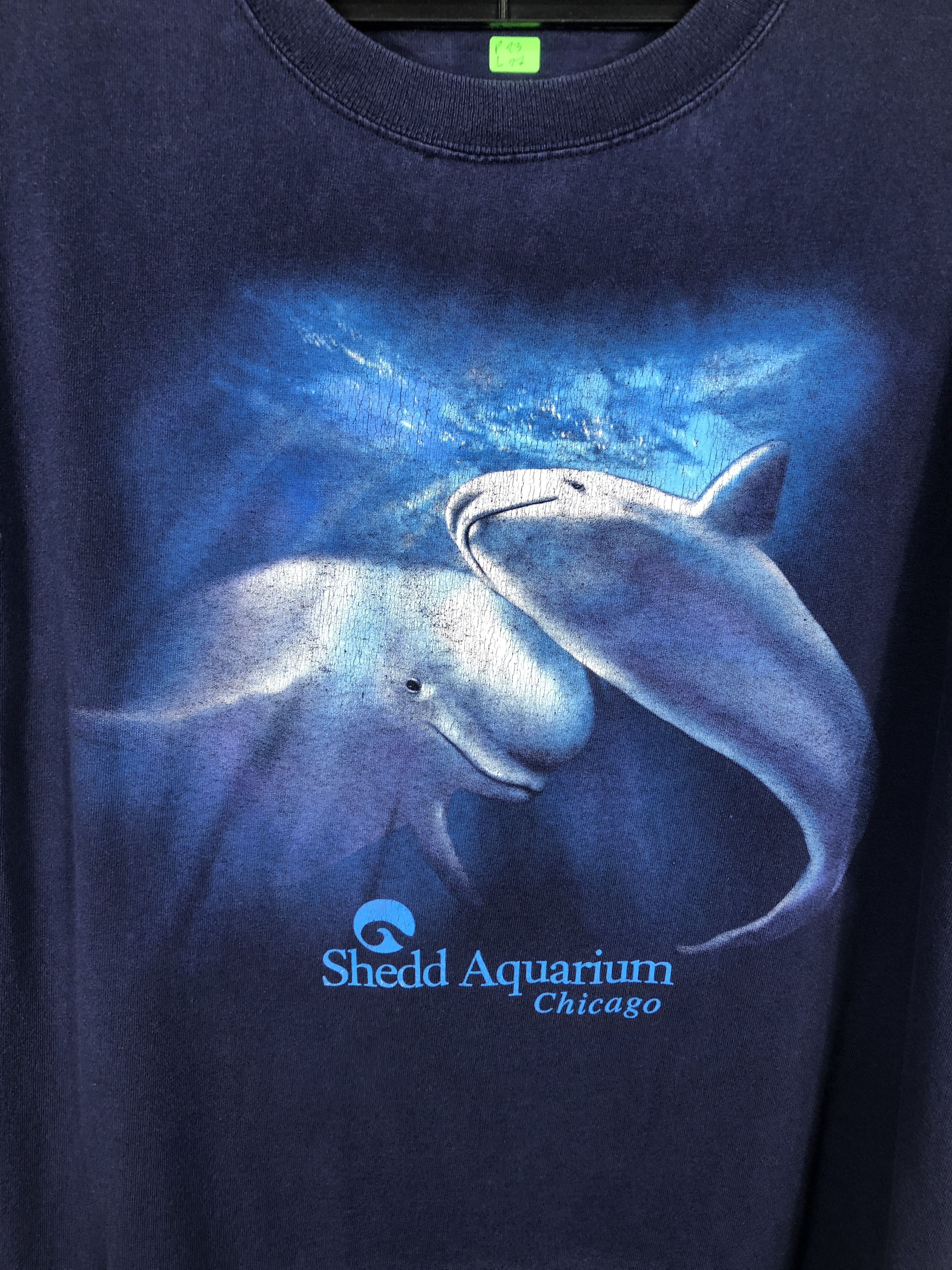 Habitat × Vintage Vintage Shedd Aquarium Chicago Dolphin T-Shirt Size US XL / EU 56 / 4 - 6 Thumbnail