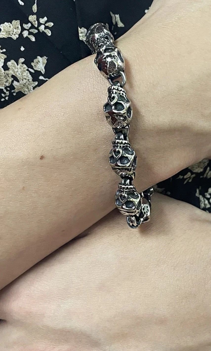 Jewelry Chain Skeleton Skulls Bracelets Bracelet Size ONE SIZE - 3 Thumbnail