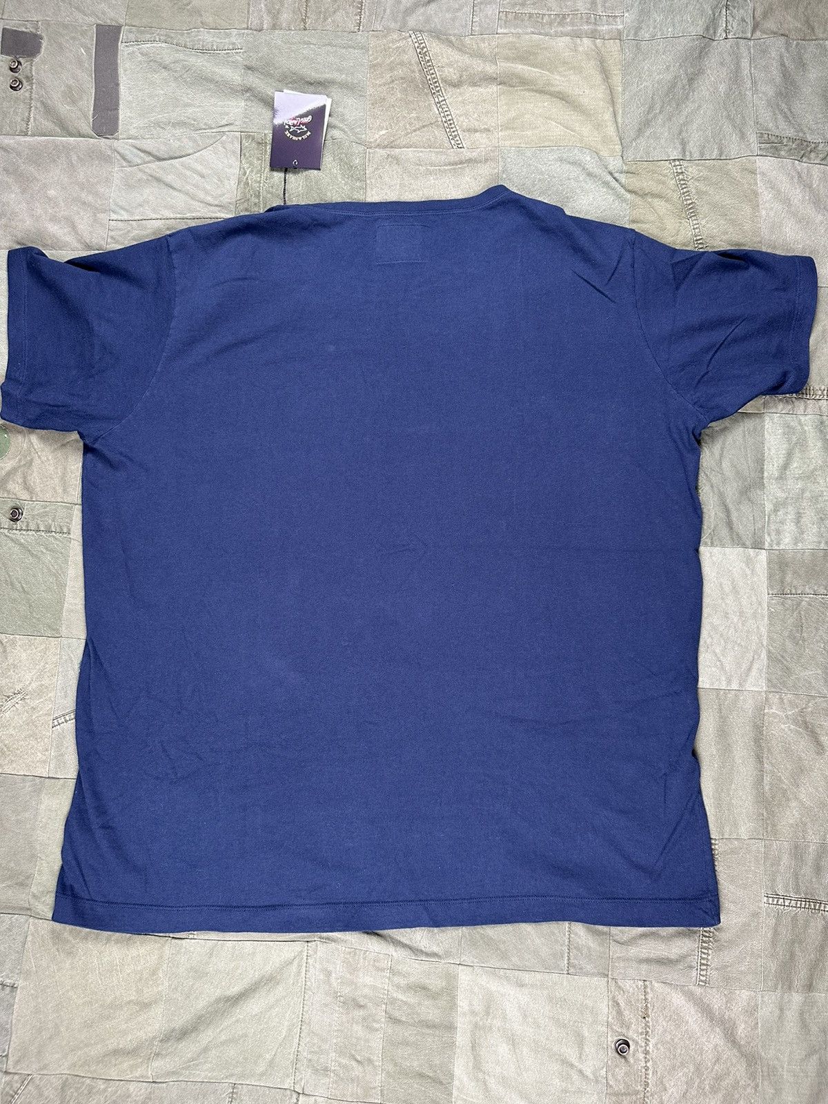 Greg Lauren × Paul & Shark Navy Shark Tee Size US L / EU 52-54 / 3 - 2 Thumbnail