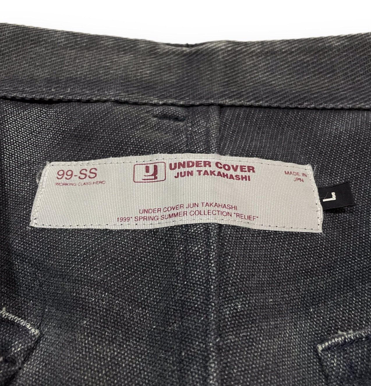 Undercover 99AW “Relief “ trompe l'oeil Pants Size US 32 / EU 48 - 7 Thumbnail