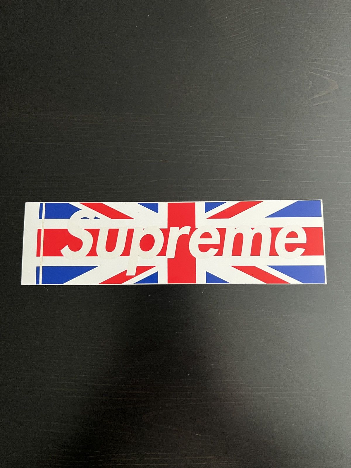 Supreme Supreme Union Jack UK Box Logo Sticker FW11 Size ONE SIZE - 1 Thumbnail