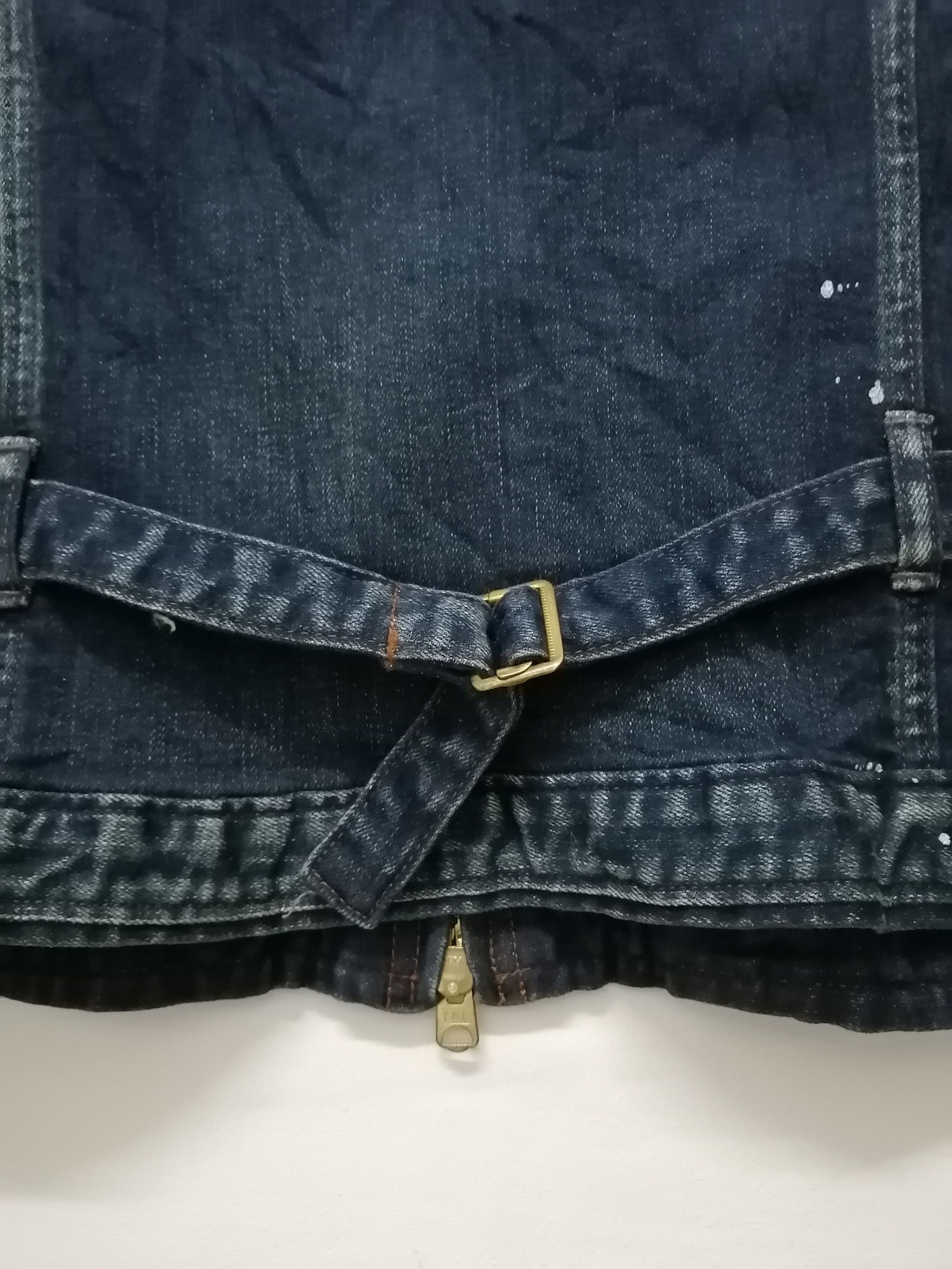 Johnbull JOHNBULL Paint Splatter Stretch Denim Jacket Size US S / EU 44-46 / 1 - 15 Thumbnail