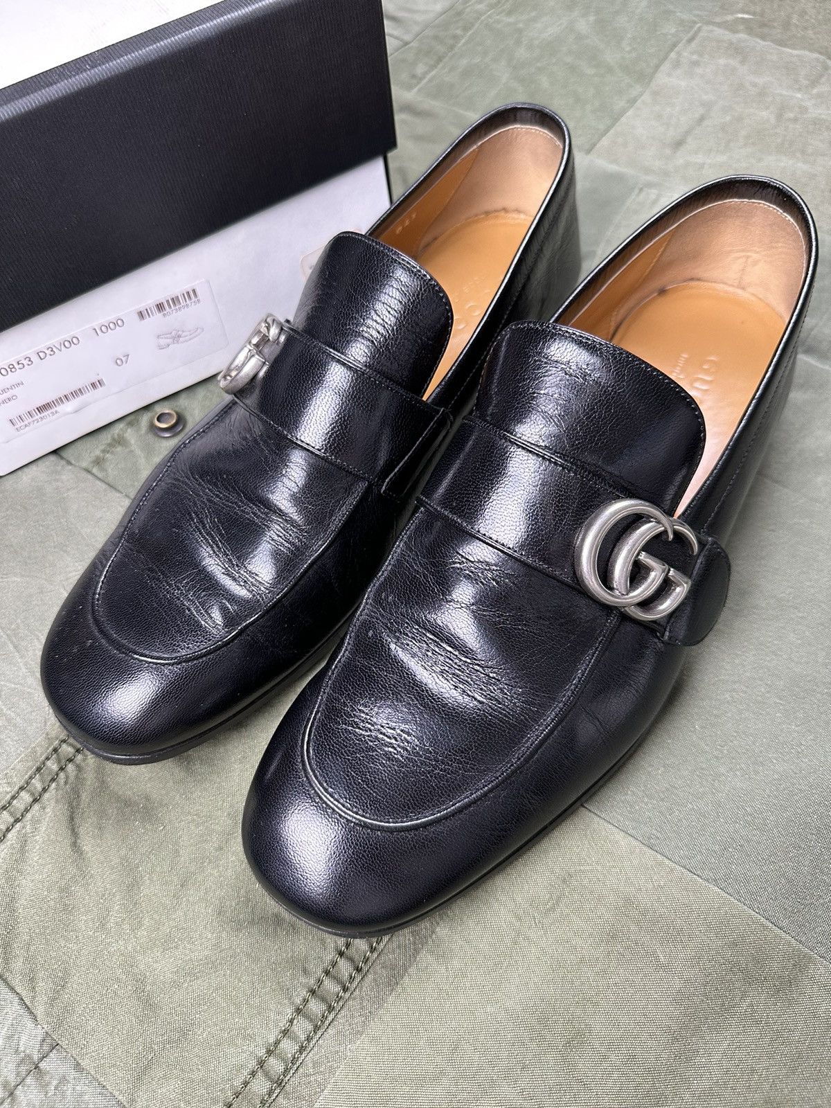 Gucci GG Strap Loafer Size US 7 / EU 40 - 1 Thumbnail