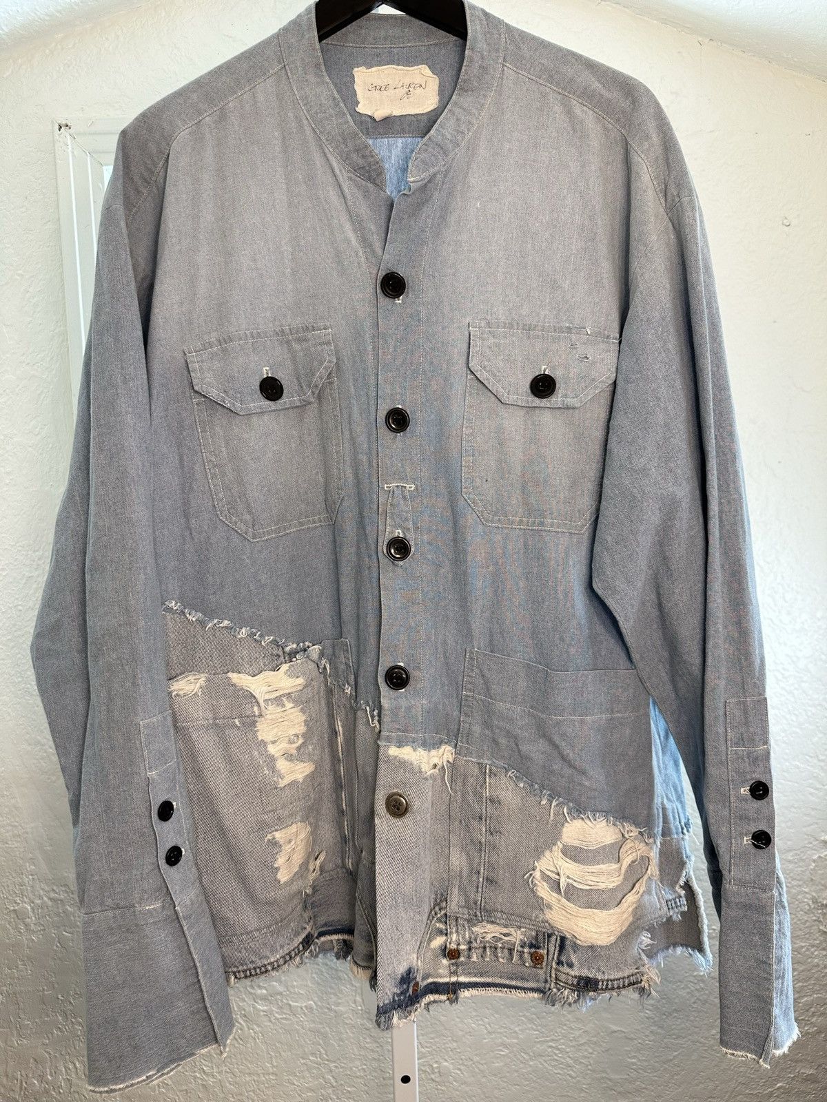 50/50 Chambray Denim Boxy Shirt