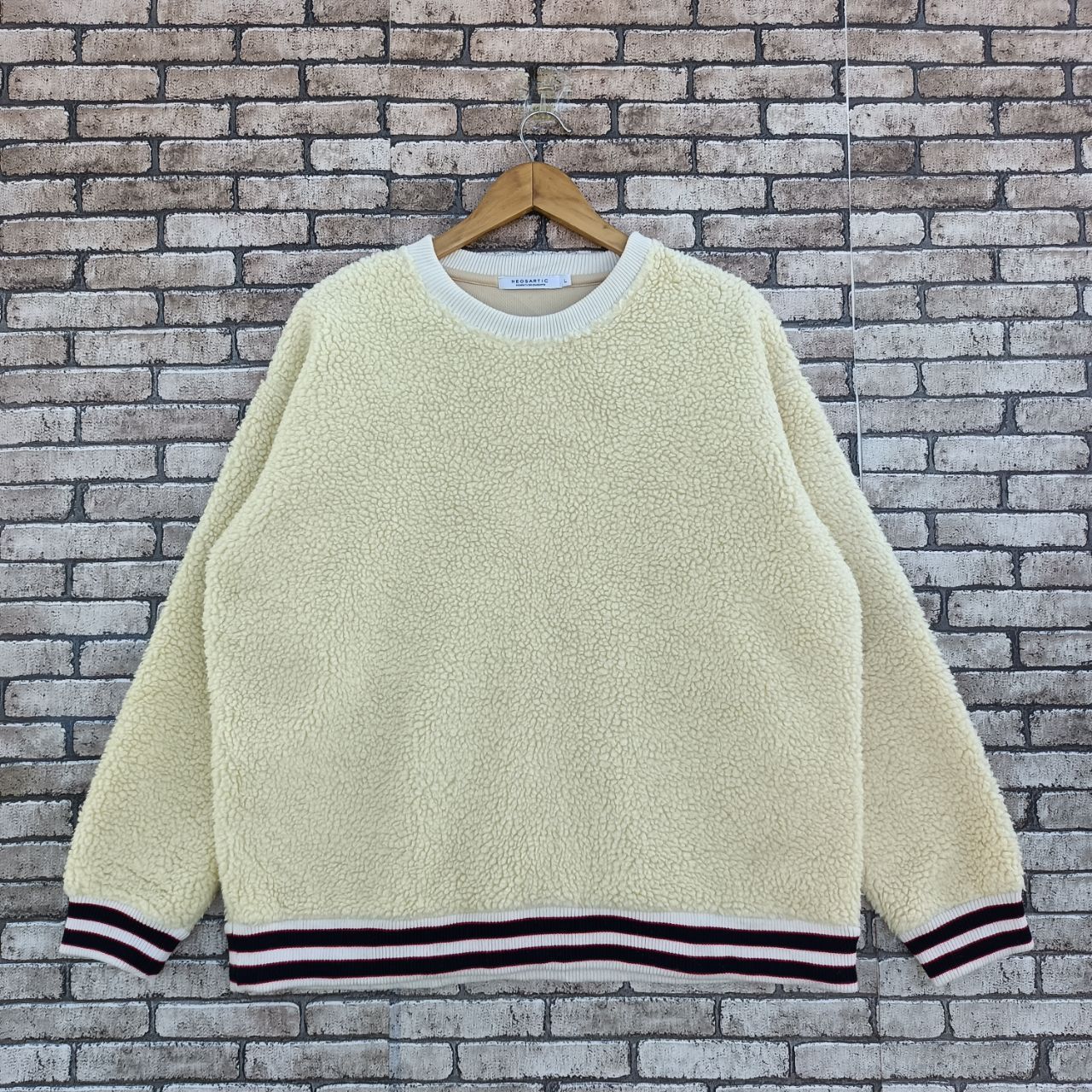 Japanese Brand × Vintage NEOSARTIC Sherpa Crewneck Sweatshirt Size US L / EU 52-54 / 3 - 1 Thumbnail