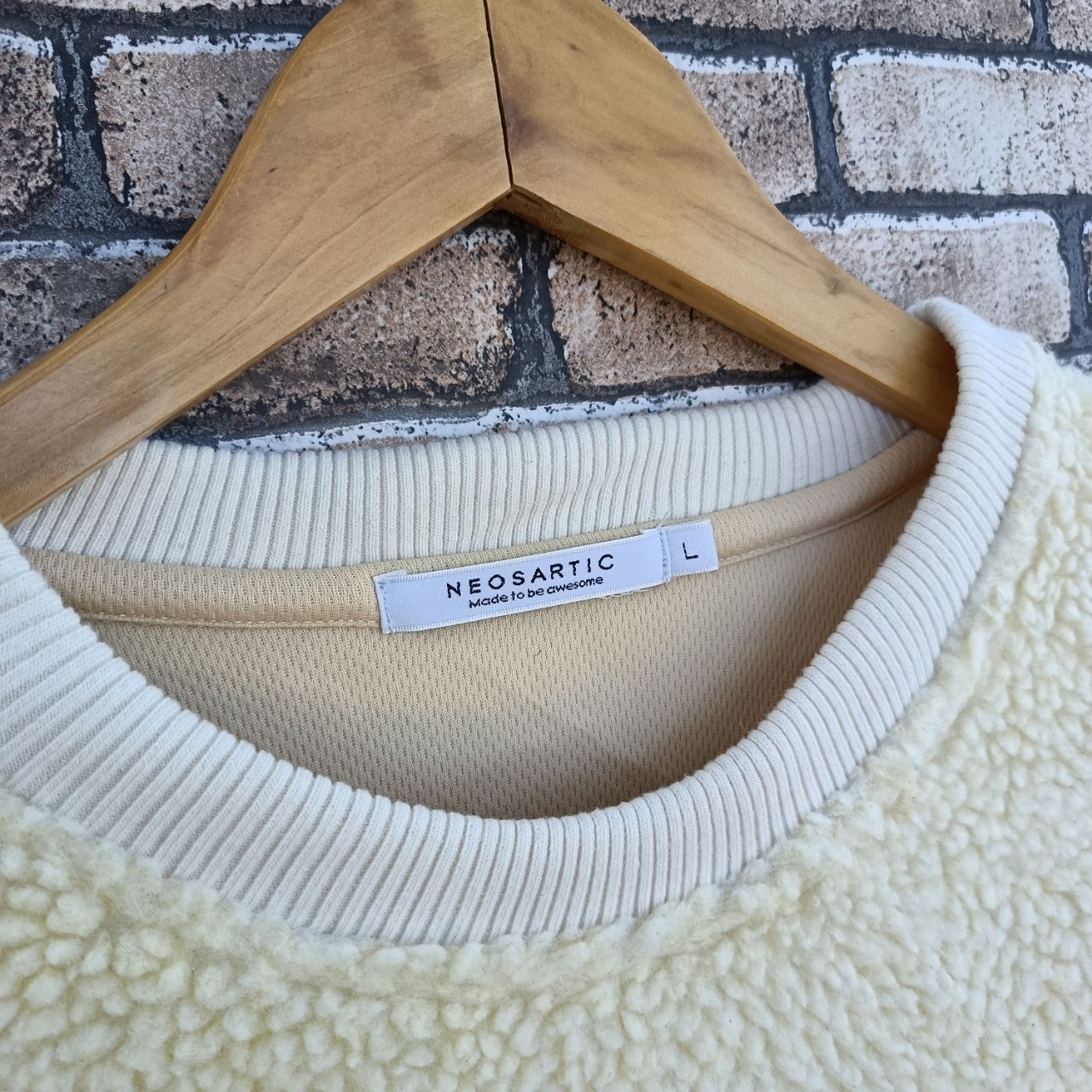 Japanese Brand × Vintage NEOSARTIC Sherpa Crewneck Sweatshirt Size US L / EU 52-54 / 3 - 4 Thumbnail