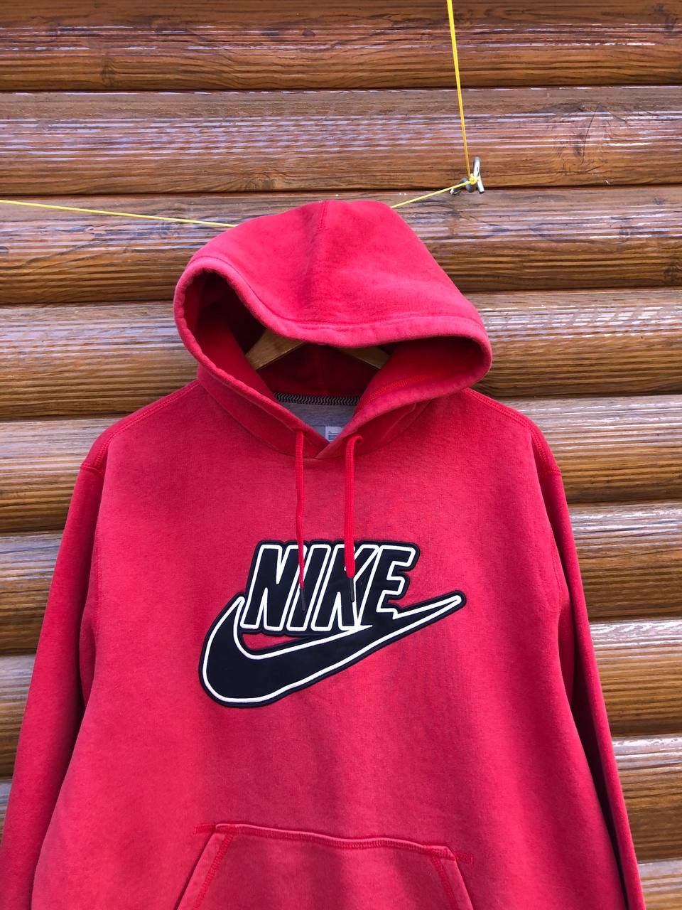 Vintage Nike Vintage Y2K Big Swoosh Logo Sportwear Hoodie Size US XL / EU 56 / 4 - 2 Thumbnail