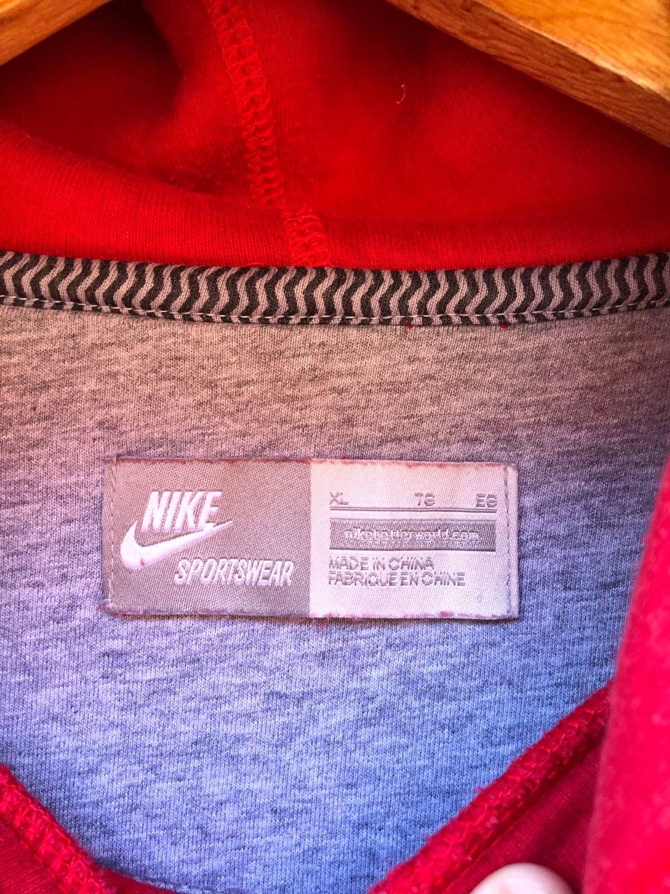 Vintage Nike Vintage Y2K Big Swoosh Logo Sportwear Hoodie Size US XL / EU 56 / 4 - 5 Thumbnail