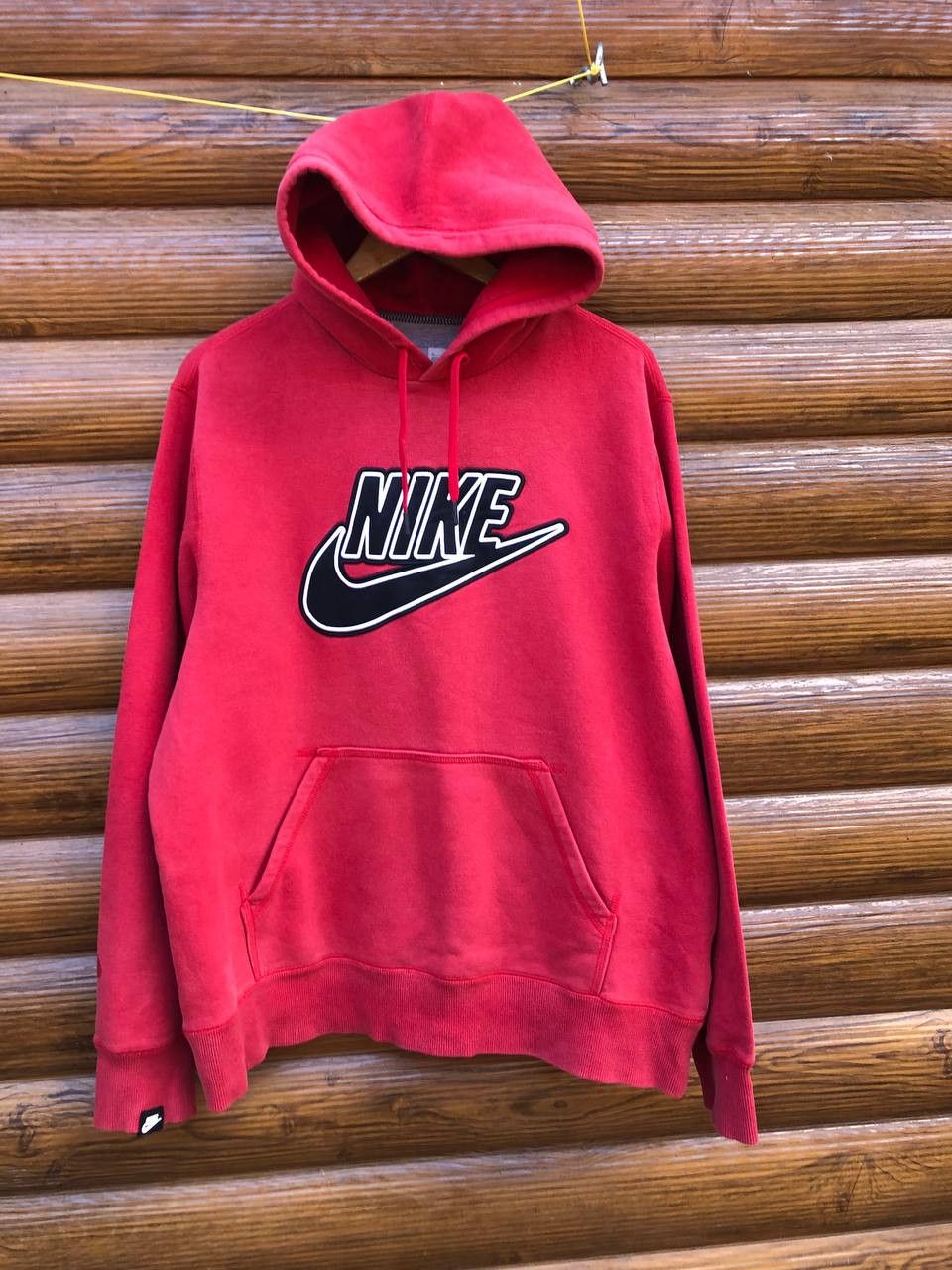 Vintage Nike Vintage Y2K Big Swoosh Logo Sportwear Hoodie Size US XL / EU 56 / 4 - 1 Thumbnail