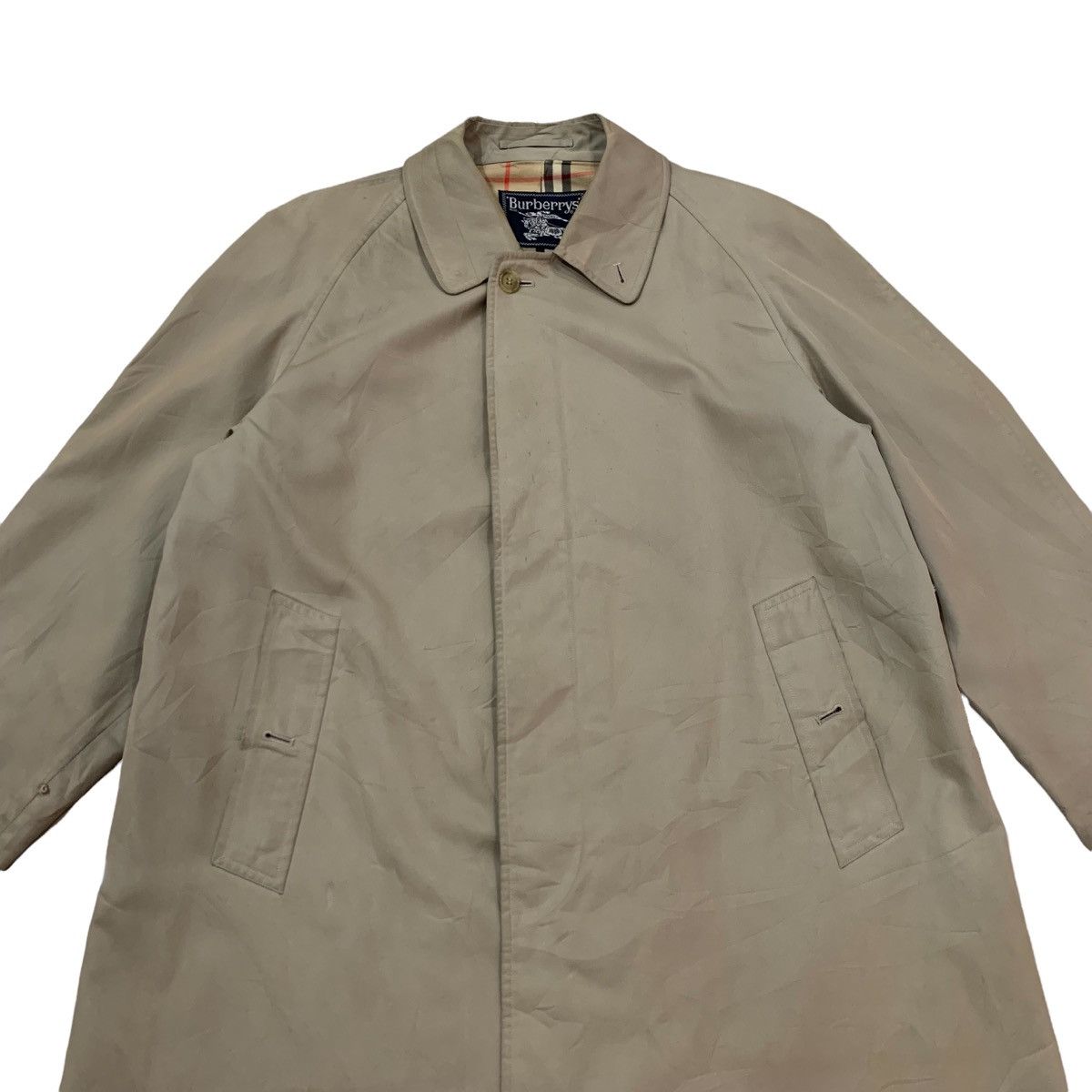 Burberry Vintage Burberrys Nova Check Overcoat Jacket Size US M / EU 48-50 / 2 - 4 Thumbnail