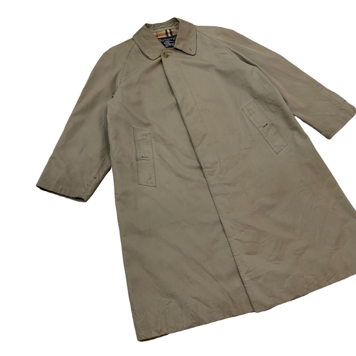 Burberry Vintage Burberrys Nova Check Overcoat Jacket Size US M / EU 48-50 / 2 - 5 Thumbnail