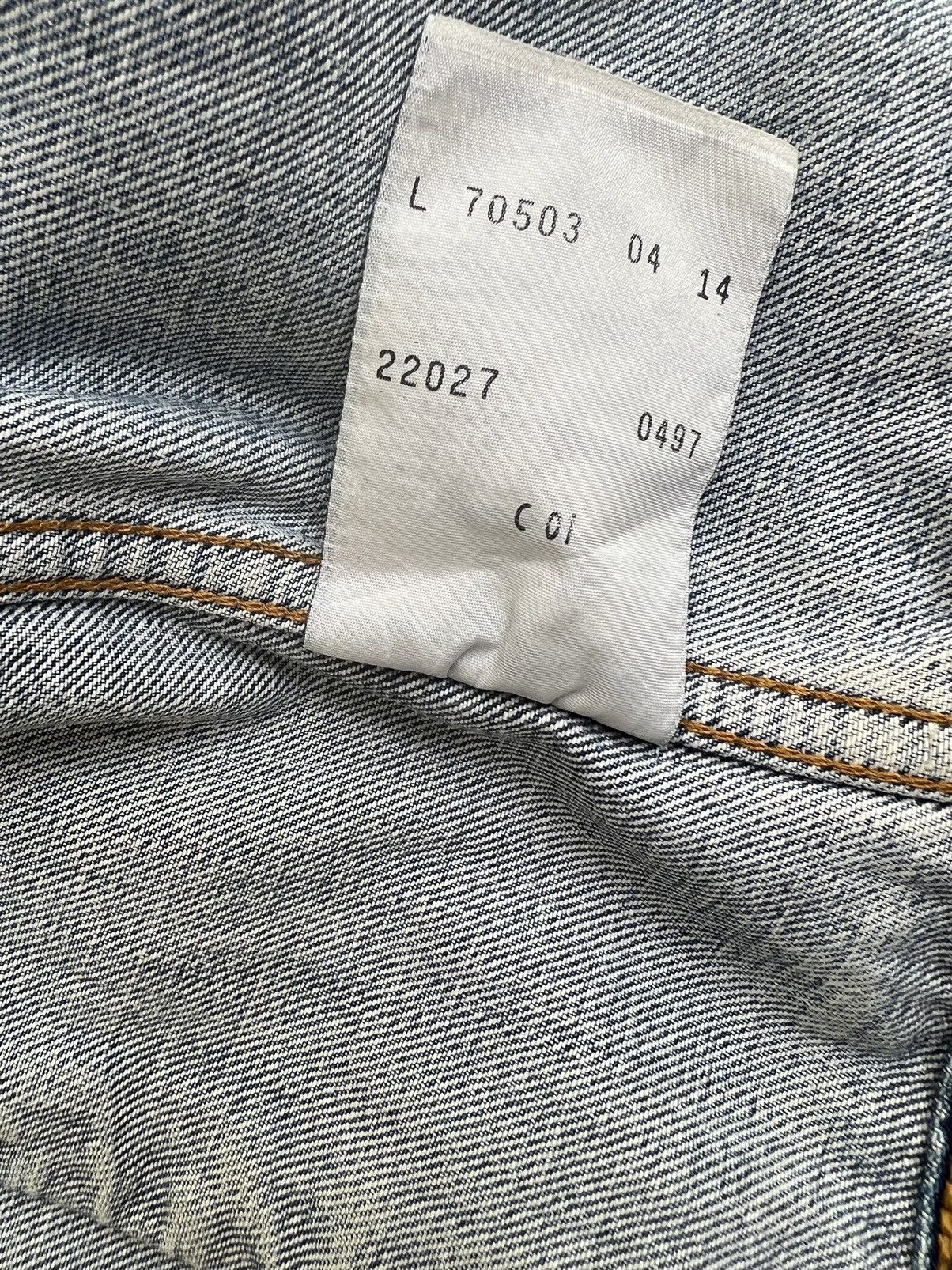 Levi's Trashed! VTG 1997 Levi’s Fade Distress Denim Trucker Jacket Size US L / EU 52-54 / 3 - 20 Thumbnail