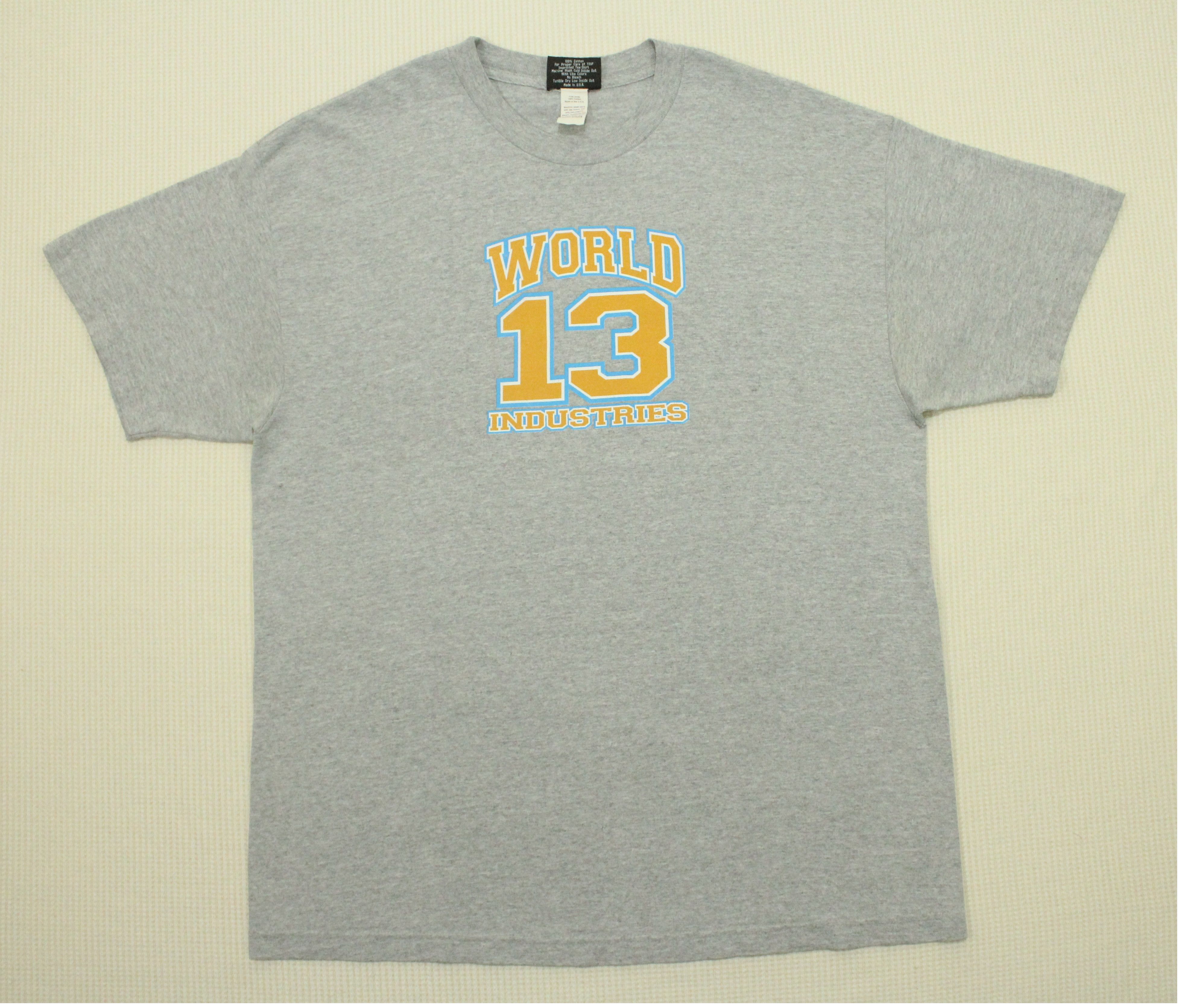 Vintage Vintage WORLD INDUSTRIES T Shirt Skateboards Shirt USA Size US XL / EU 56 / 4 - 2 Thumbnail