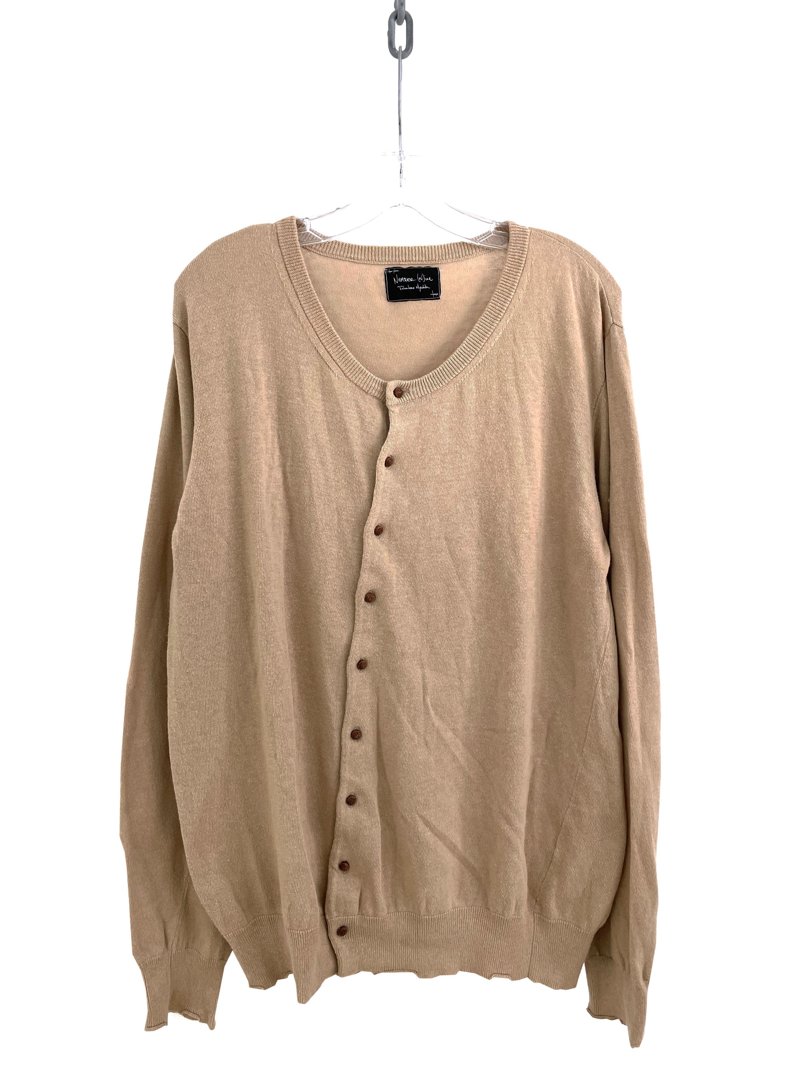 Number (N)ine AW03 Alpaca Cardigan Size US XL / EU 56 / 4 - 1 Thumbnail