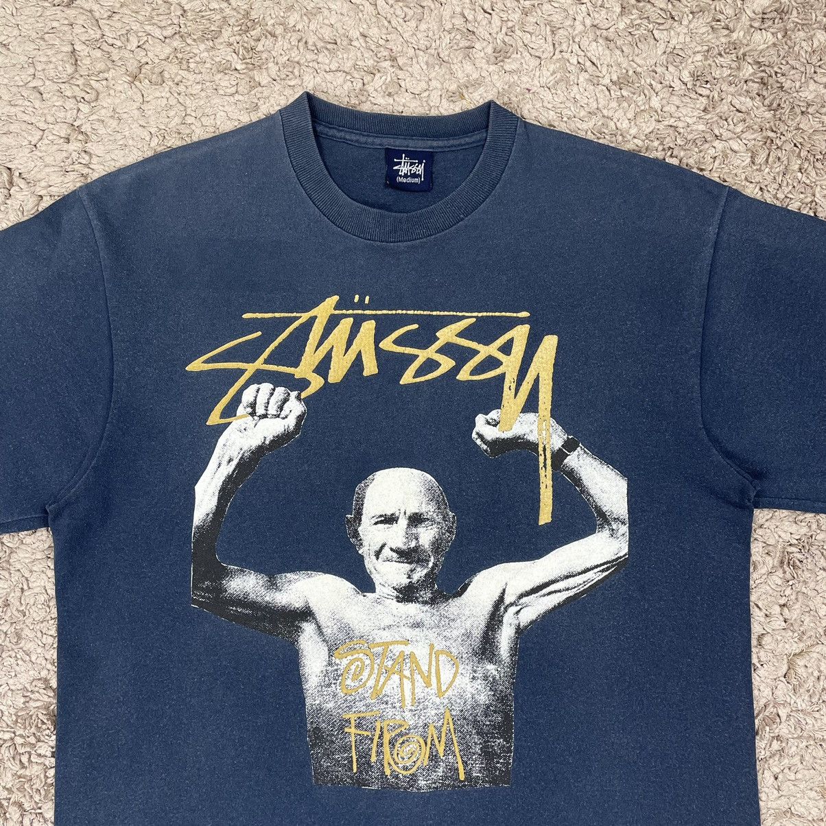 Stussy Vintage Stussy Old Man Stand From T-shirt Size US M / EU 48-50 / 2 - 5 Thumbnail