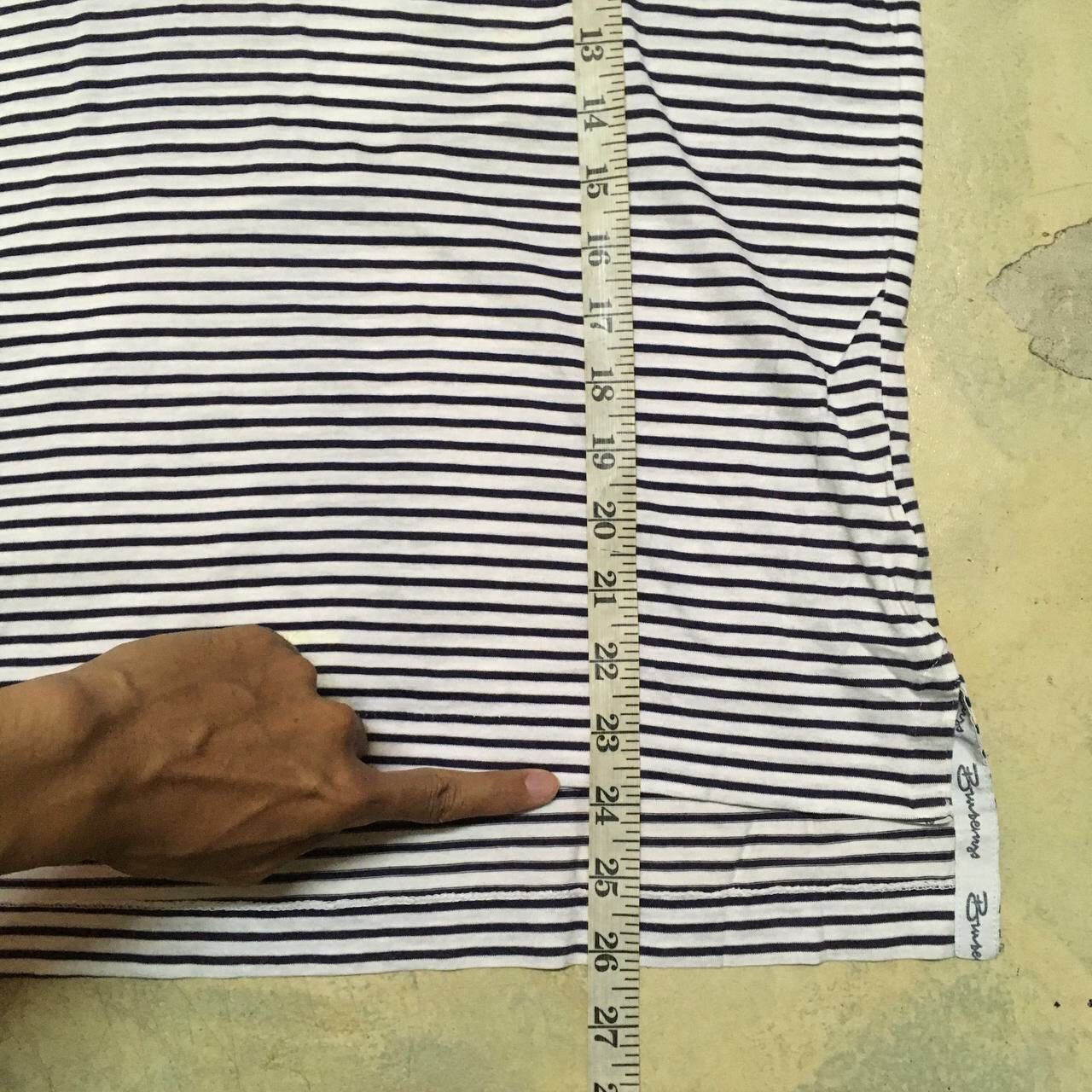 Burberry Vintage Burberrys stripes collar tee polo shirt Size US M / EU 48-50 / 2 - 8 Thumbnail