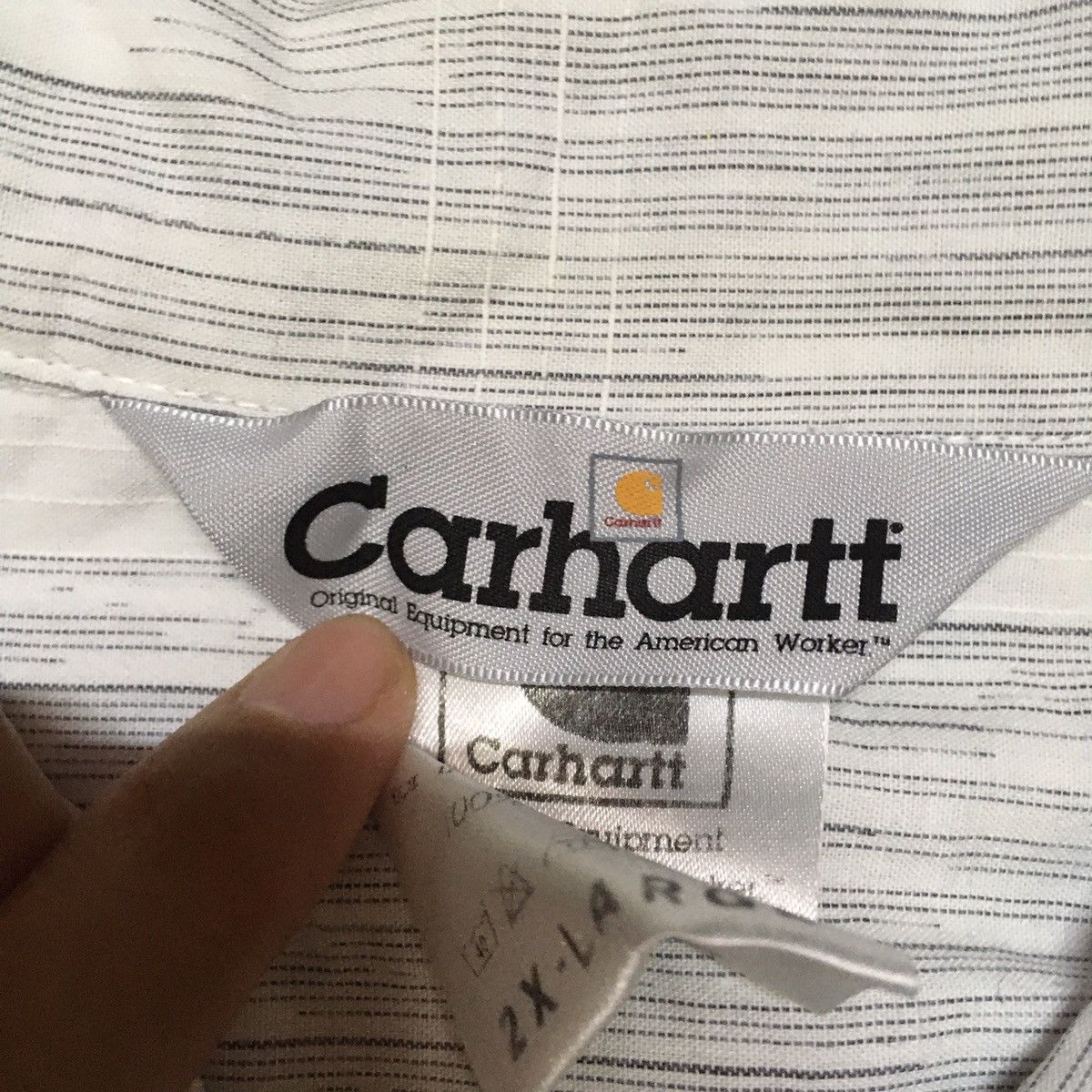 Carhartt Vintage Carhartt Button Up Shirt Size US XXL / EU 58 / 5 - 4 Thumbnail