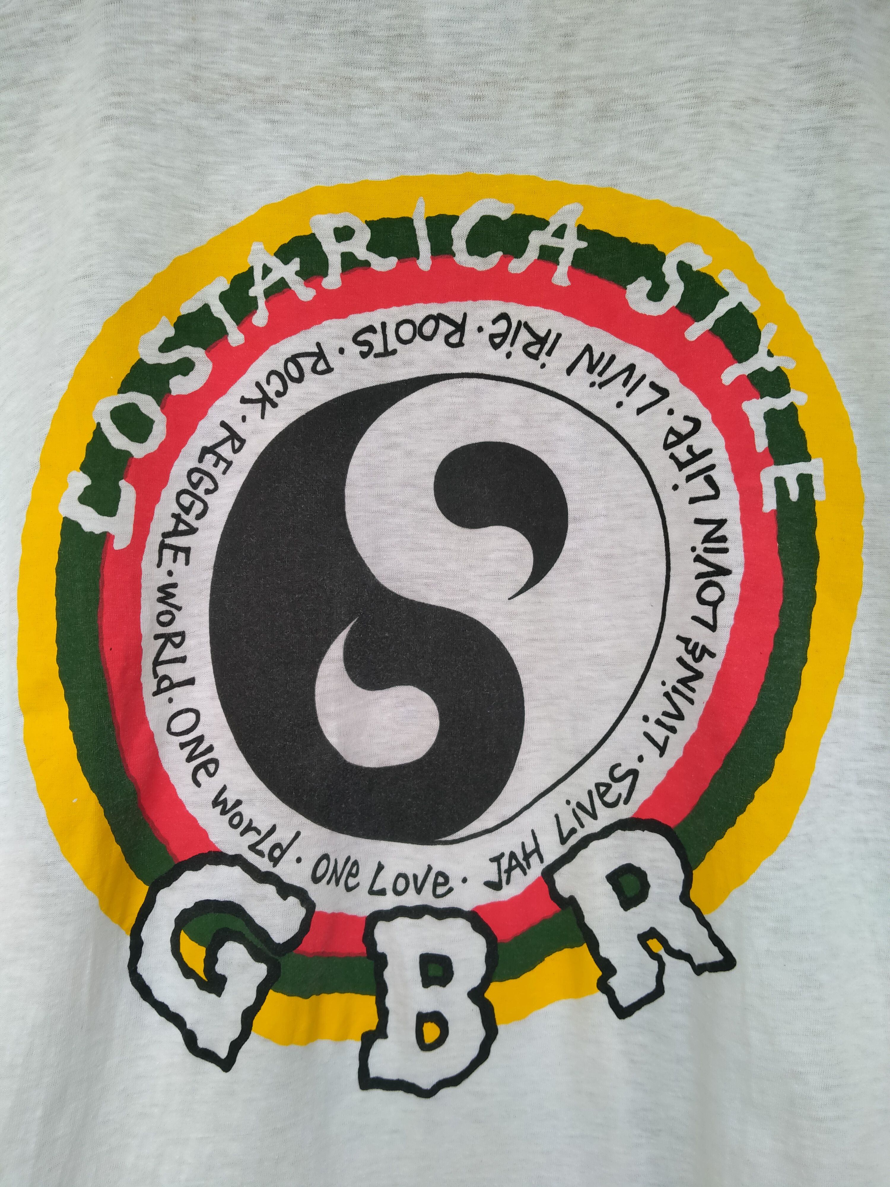 Bob Marley Vintage GBR Reggae One Love Living Lovin Life Size US M / EU 48-50 / 2 - 3 Thumbnail