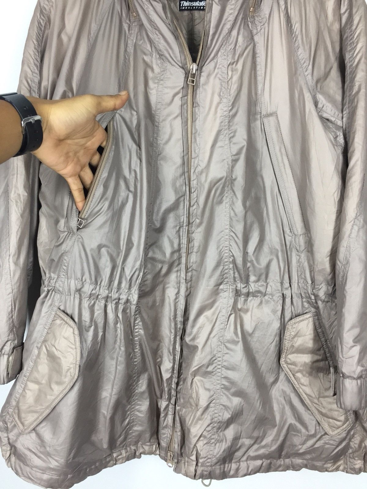 Issey Miyake ISSEY MIYAKE THINSULATE NYLON JACKET Size ONE SIZE - 8 Thumbnail