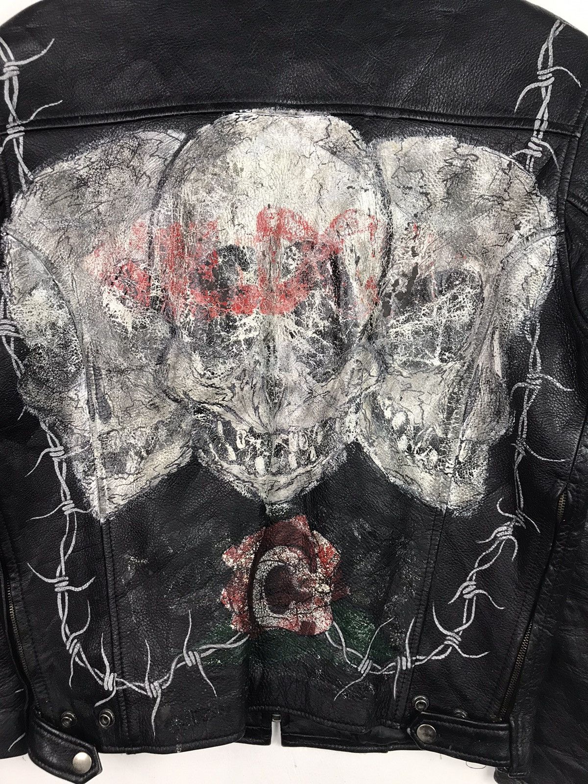 Genuine Leather Punk Not death Bondage Seditionaries Style Leather Jacket Size US M / EU 48-50 / 2 - 7 Thumbnail