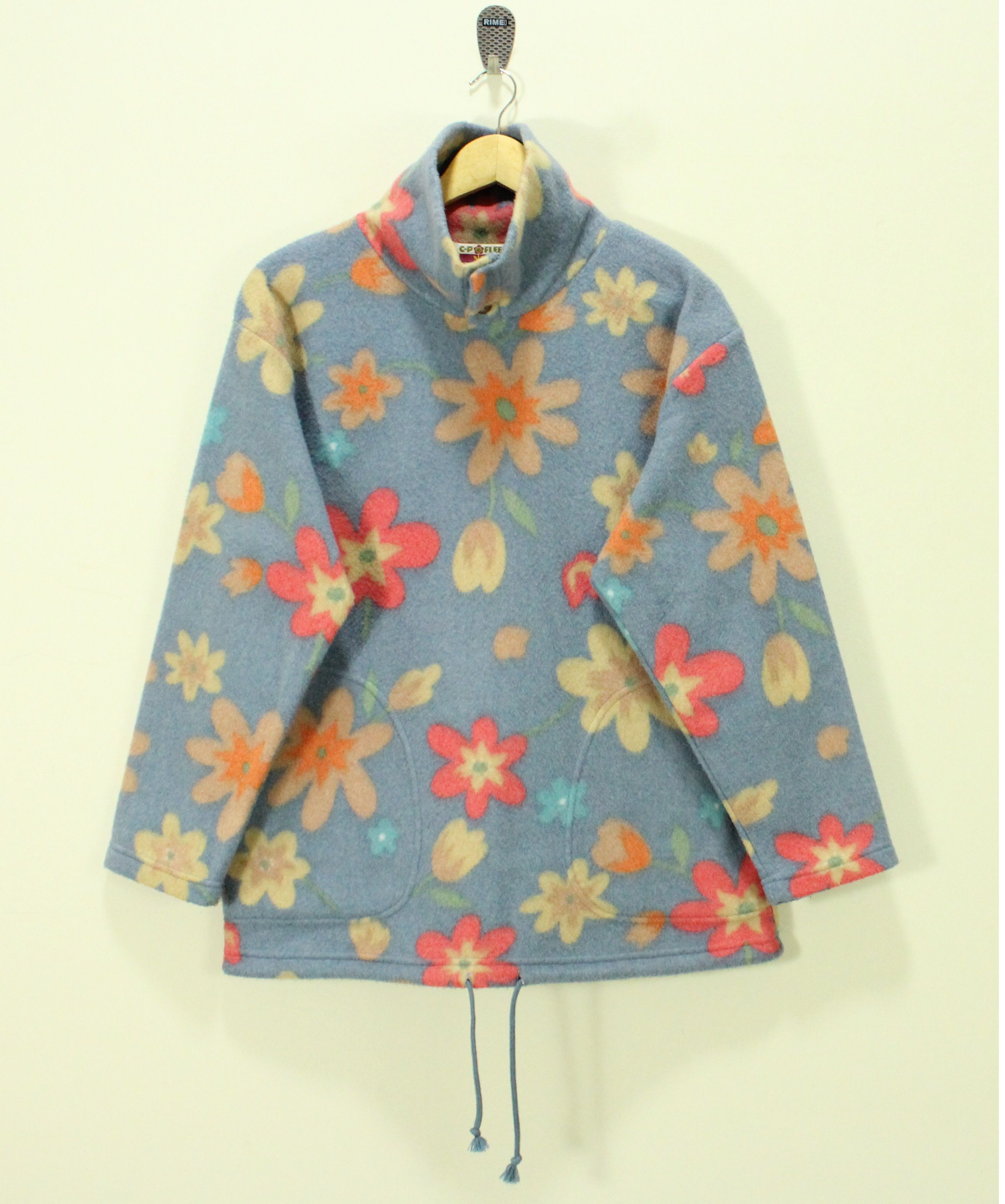 Japanese Brand Vintage C.P Fleece Sports Flowers Floral Fleece Pullover Size US M / EU 48-50 / 2 - 1 Thumbnail