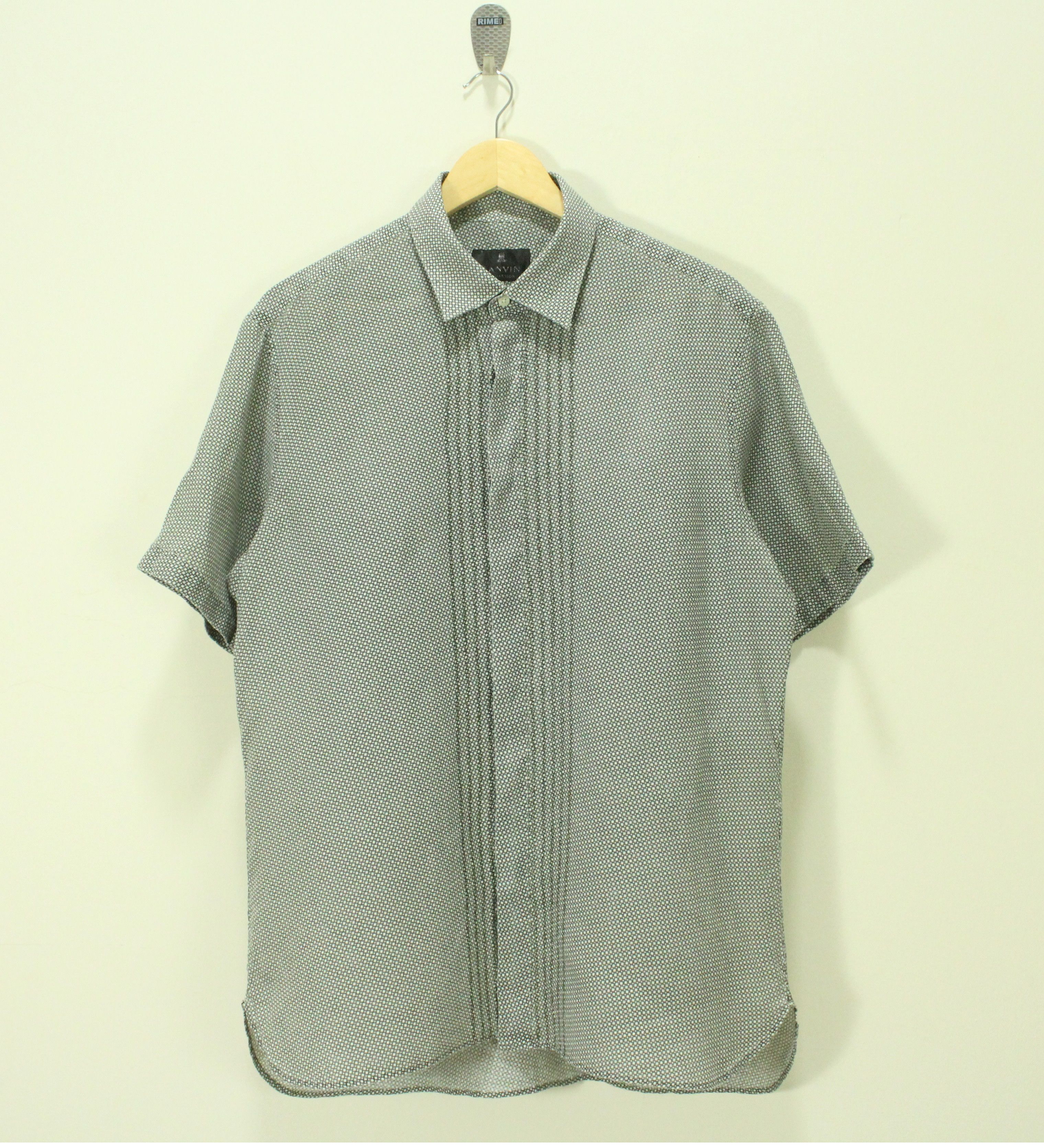 Lanvin Vintage LANVIN Shirt Button Down Hidden Button Size US L / EU 52-54 / 3 - 1 Thumbnail