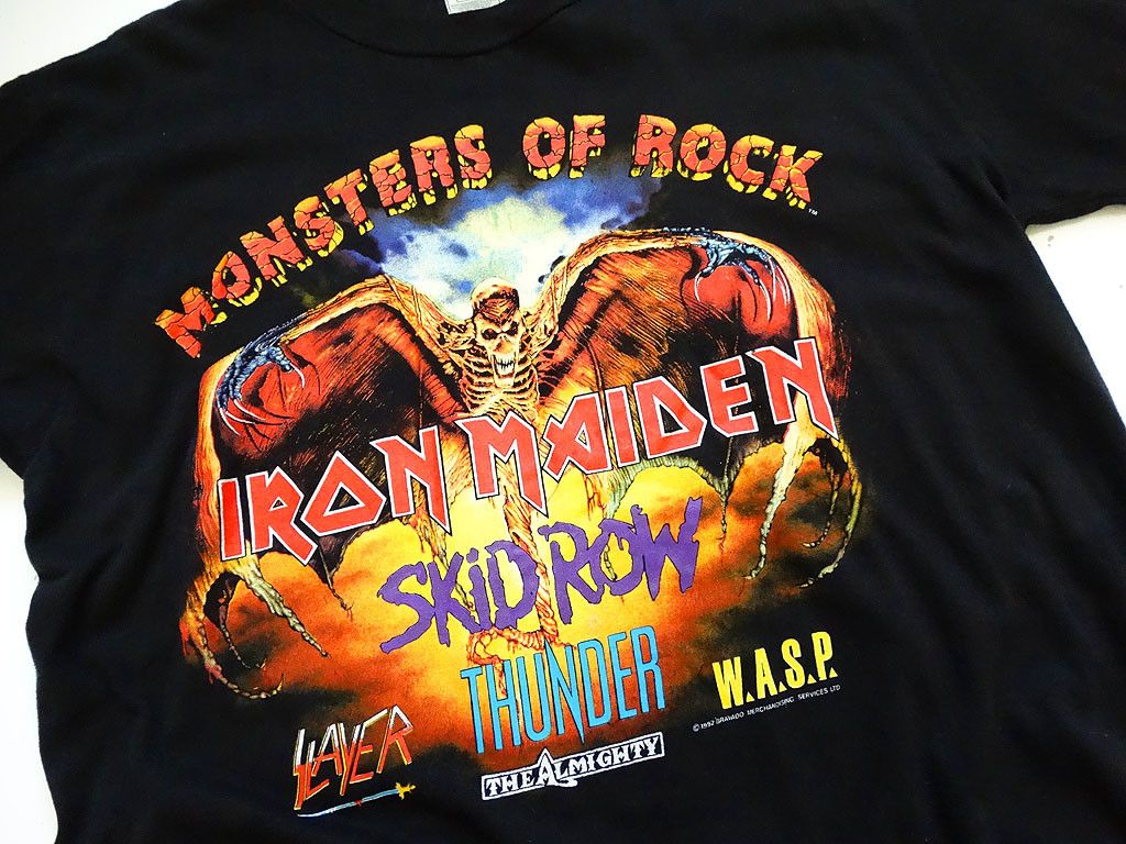 Iron Maiden Slayer 1992 T-Shirt Tee M