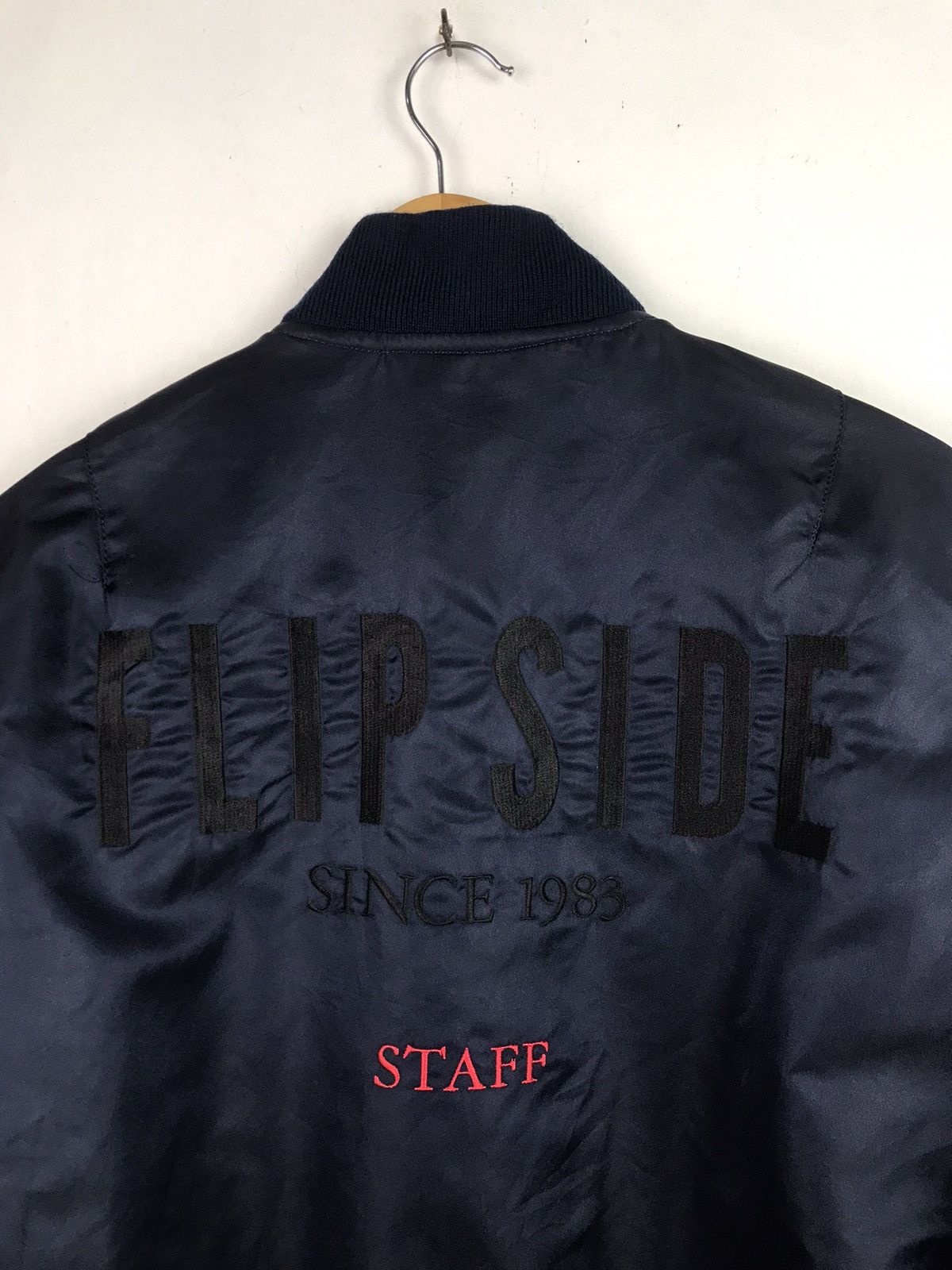Japanese Brand × Vintage Flip Side Staff Bomber Jacket Back Hit Size US L / EU 52-54 / 3 - 7 Thumbnail