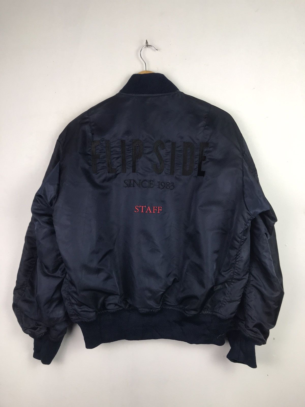 Japanese Brand × Vintage Flip Side Staff Bomber Jacket Back Hit Size US L / EU 52-54 / 3 - 2 Thumbnail