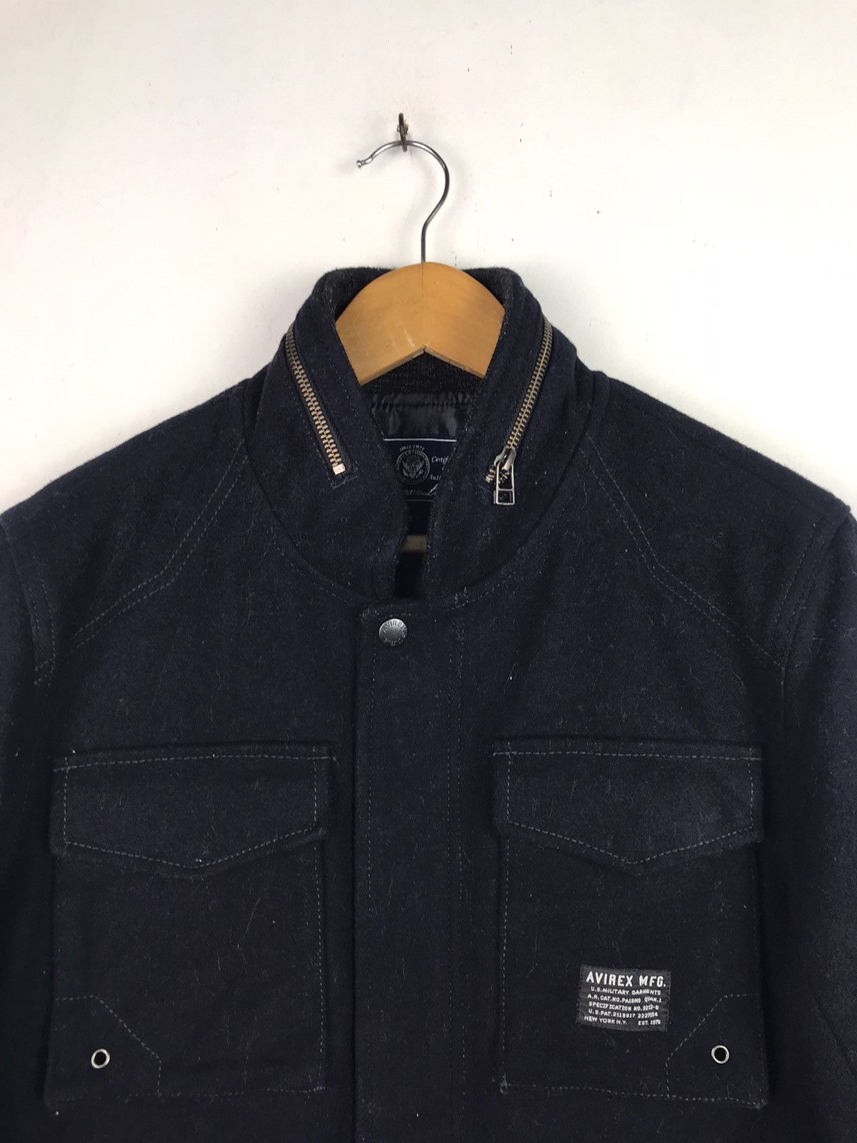 Avirex Avirex MFG Rare Design Wool Jacket Size US M / EU 48-50 / 2 - 3 Thumbnail