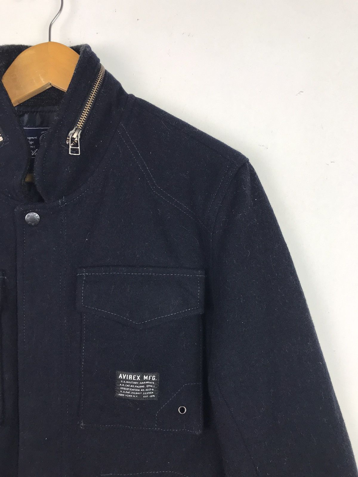 Avirex Avirex MFG Rare Design Wool Jacket Size US M / EU 48-50 / 2 - 5 Thumbnail