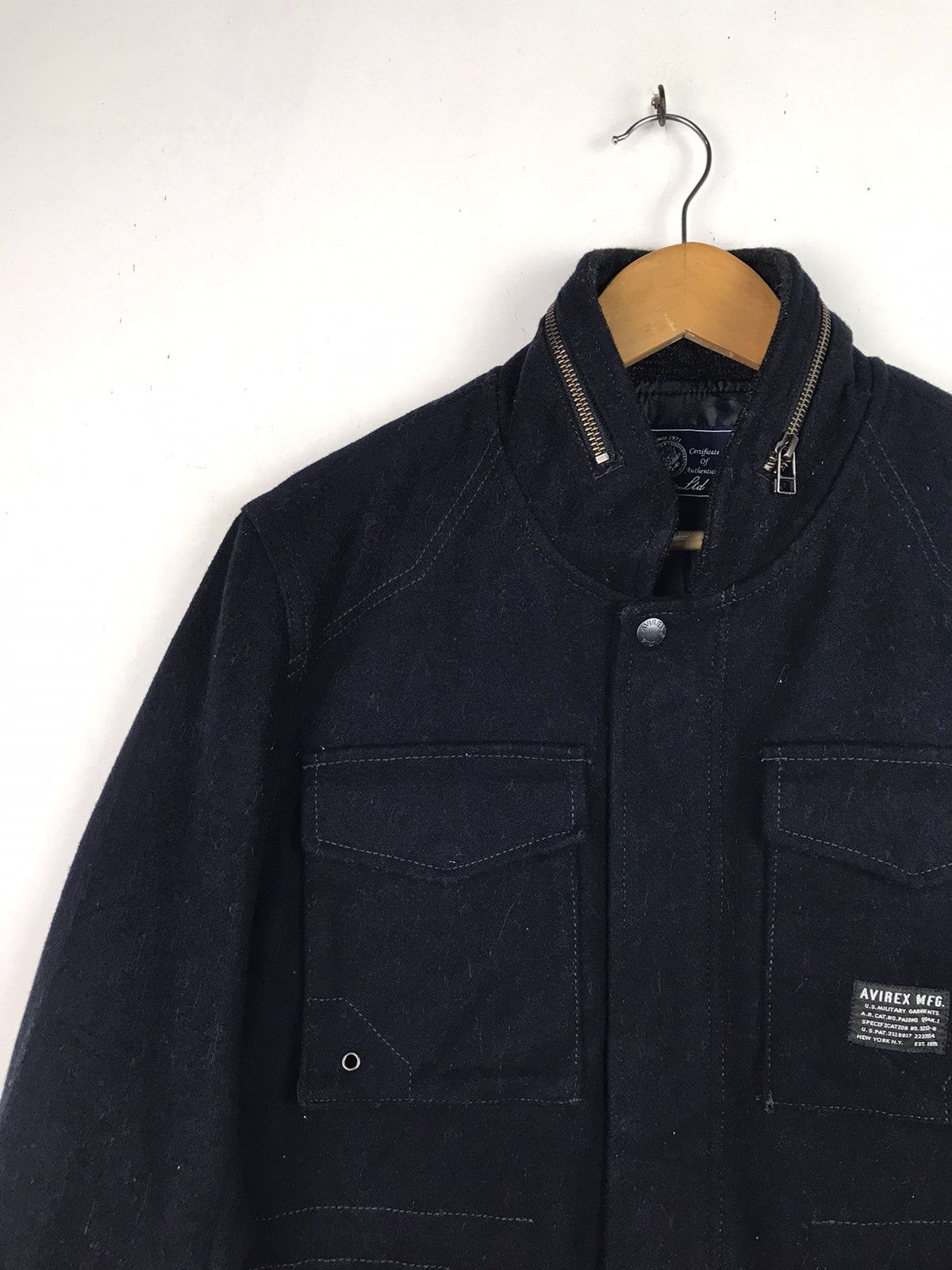 Avirex Avirex MFG Rare Design Wool Jacket Size US M / EU 48-50 / 2 - 6 Thumbnail