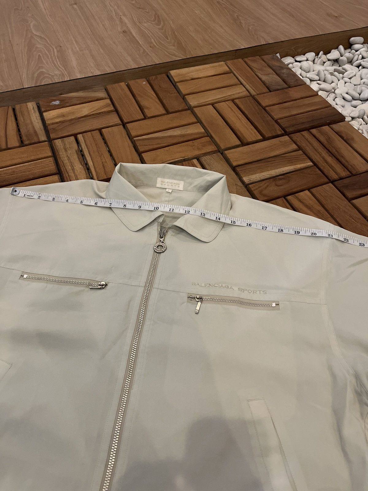 Balenciaga 1990's Balenciaga Sports Croped Jacket Women's Size L / US 10 / IT 46 - 12 Thumbnail