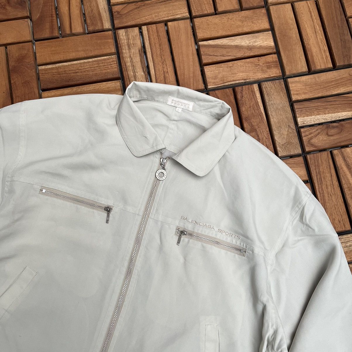 Balenciaga 1990's Balenciaga Sports Croped Jacket Women's Size L / US 10 / IT 46 - 7 Thumbnail