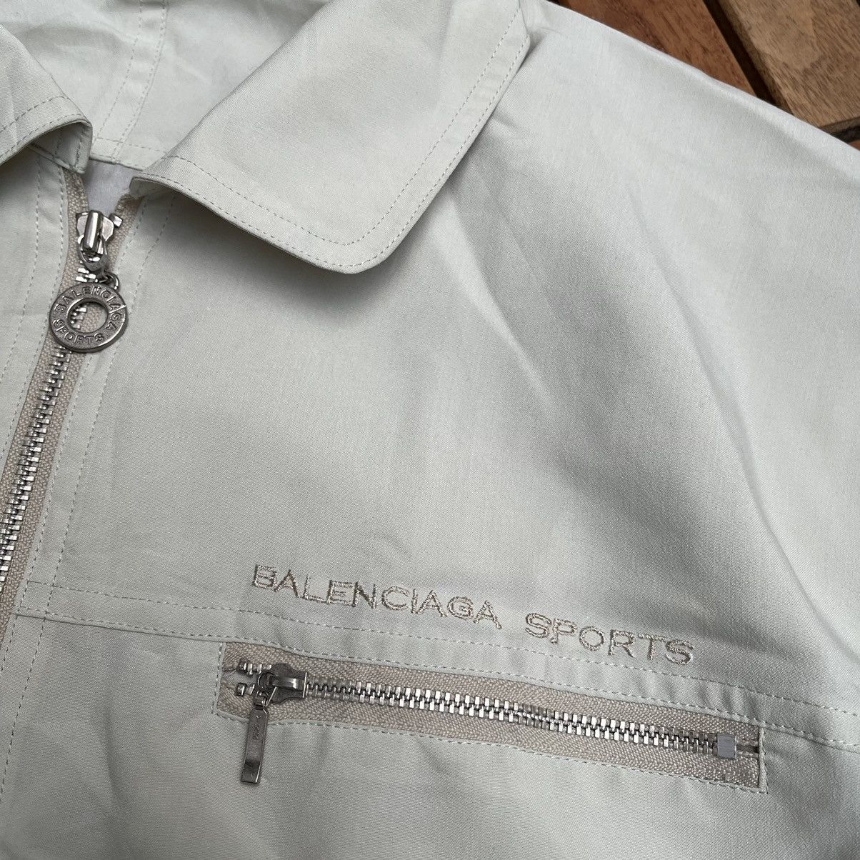 Balenciaga 1990's Balenciaga Sports Croped Jacket Women's Size L / US 10 / IT 46 - 6 Thumbnail