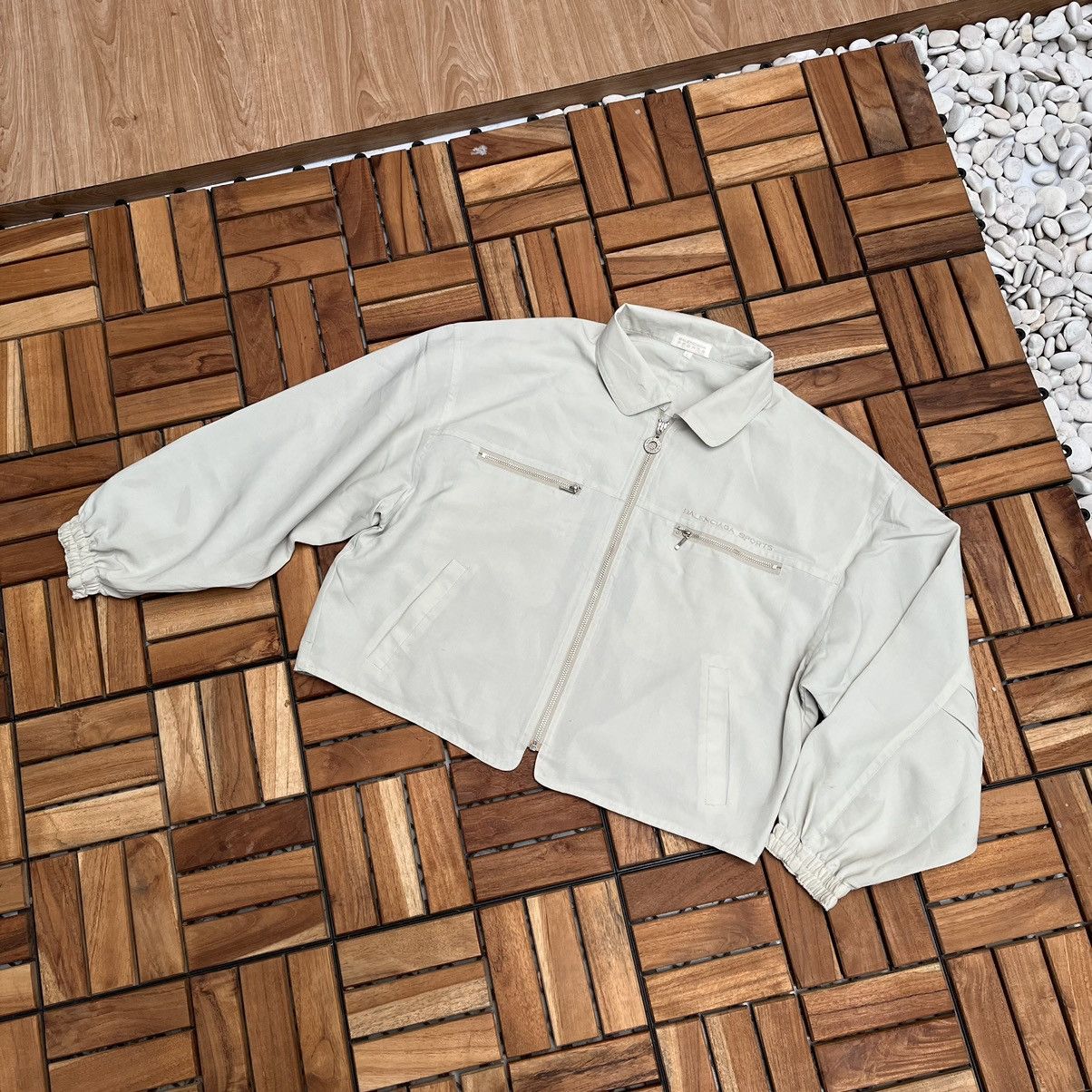 Balenciaga 1990's Balenciaga Sports Croped Jacket Women's Size L / US 10 / IT 46 - 1 Thumbnail