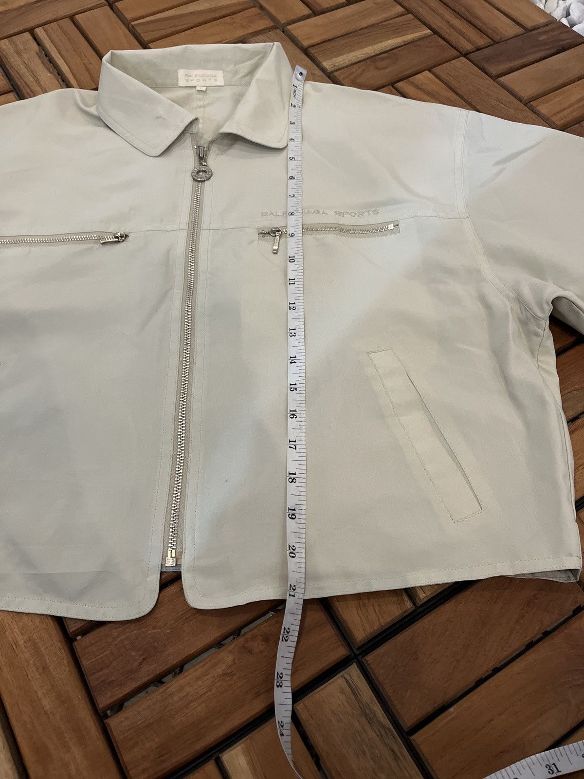 Balenciaga 1990's Balenciaga Sports Croped Jacket Women's Size L / US 10 / IT 46 - 11 Thumbnail