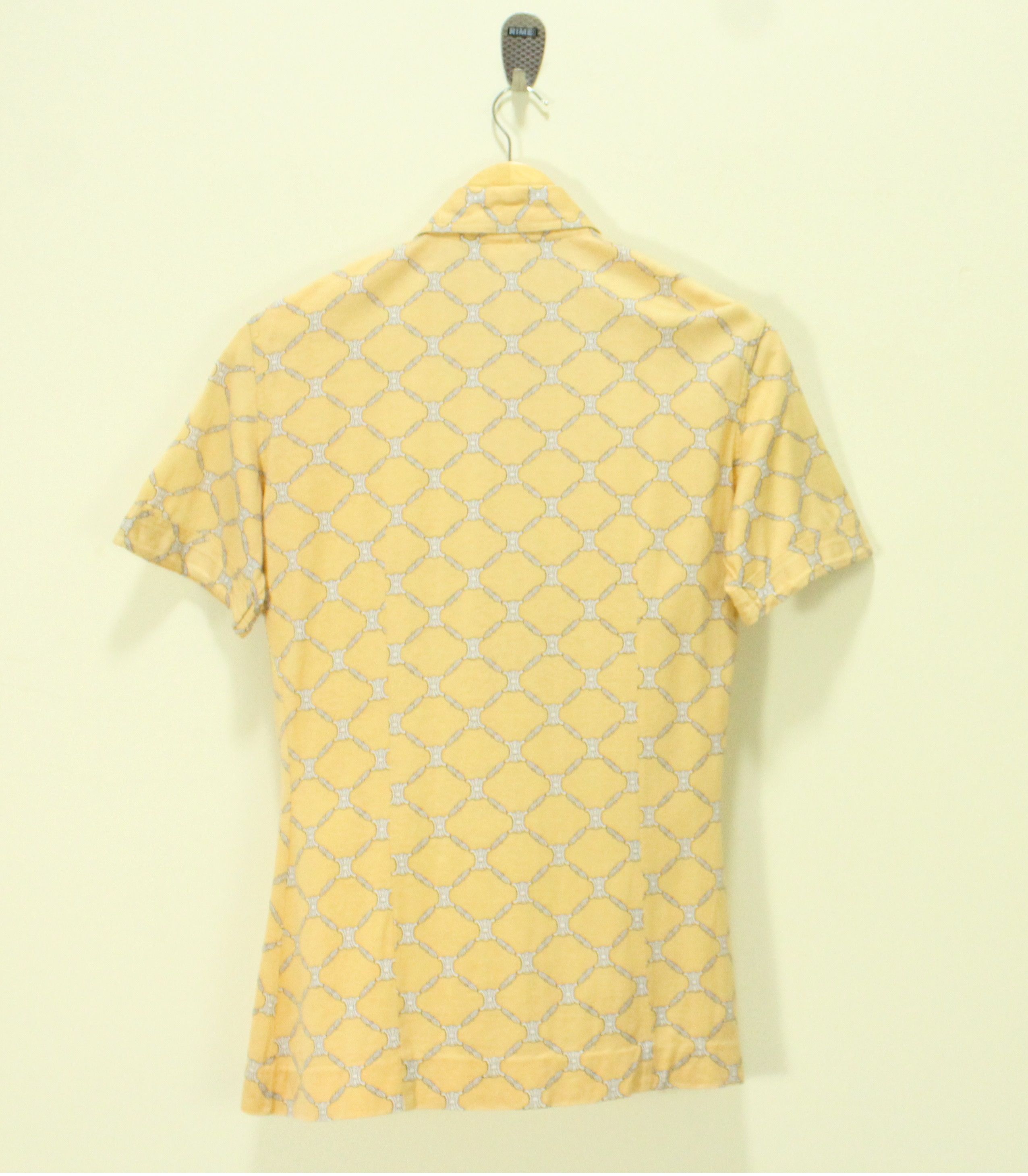 Celine Vintage CELINE Shirt Monogram Retro Collar Pocket Size L / US 10 / IT 46 - 4 Thumbnail