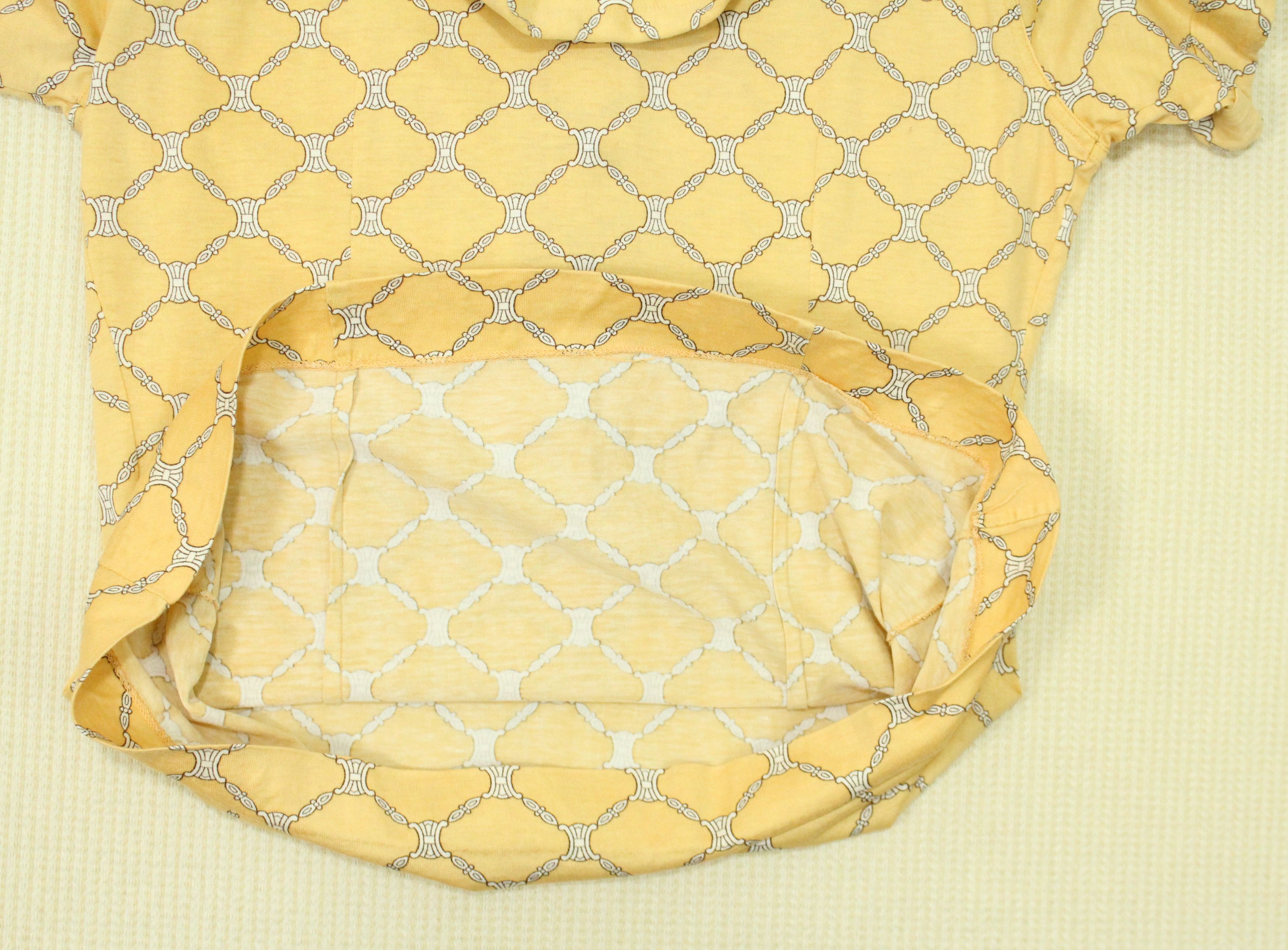 Celine Vintage CELINE Shirt Monogram Retro Collar Pocket Size L / US 10 / IT 46 - 8 Thumbnail